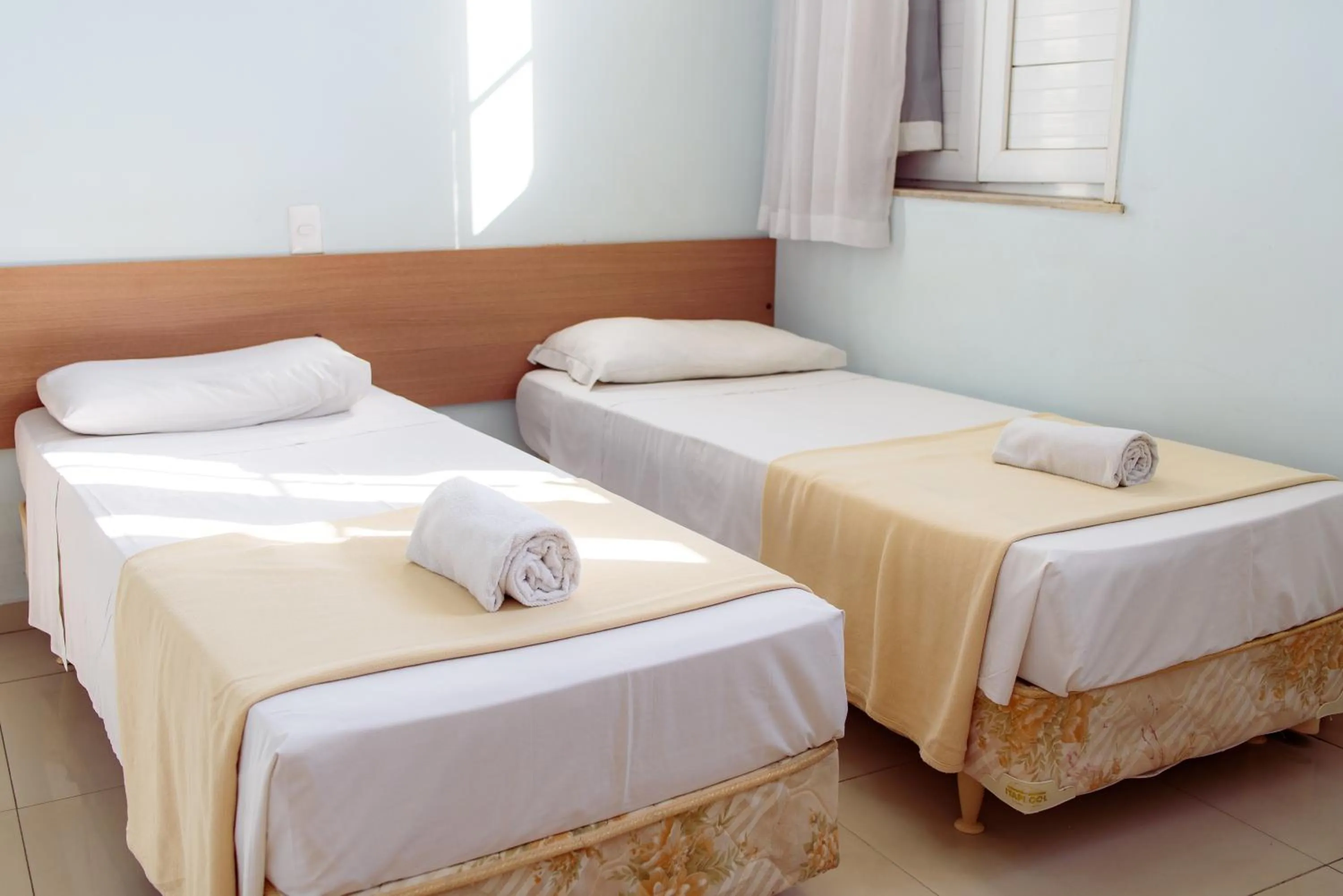Bed in Pompeu Rio Hotel