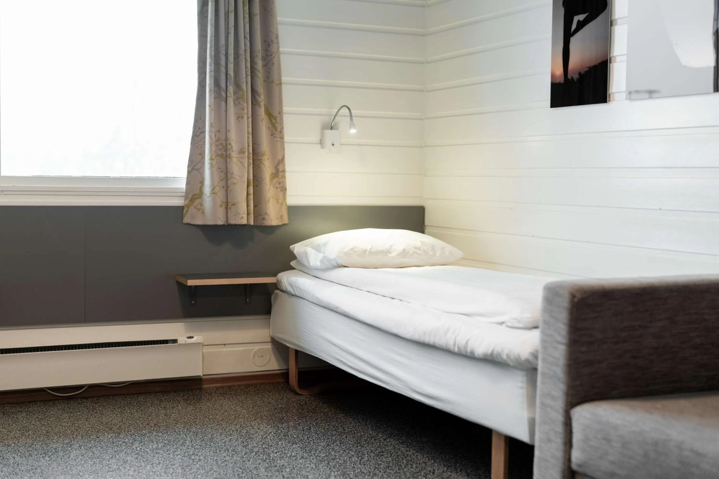 Bedroom, Bed in Olympiatoppen Sportshotel - Scandic Partner