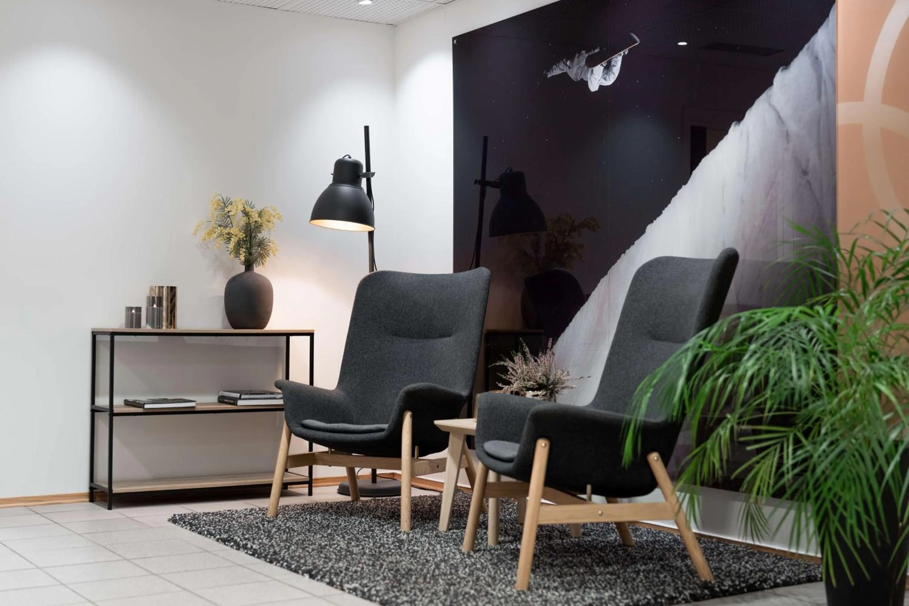 Lobby or reception in Olympiatoppen Sportshotel - Scandic Partner