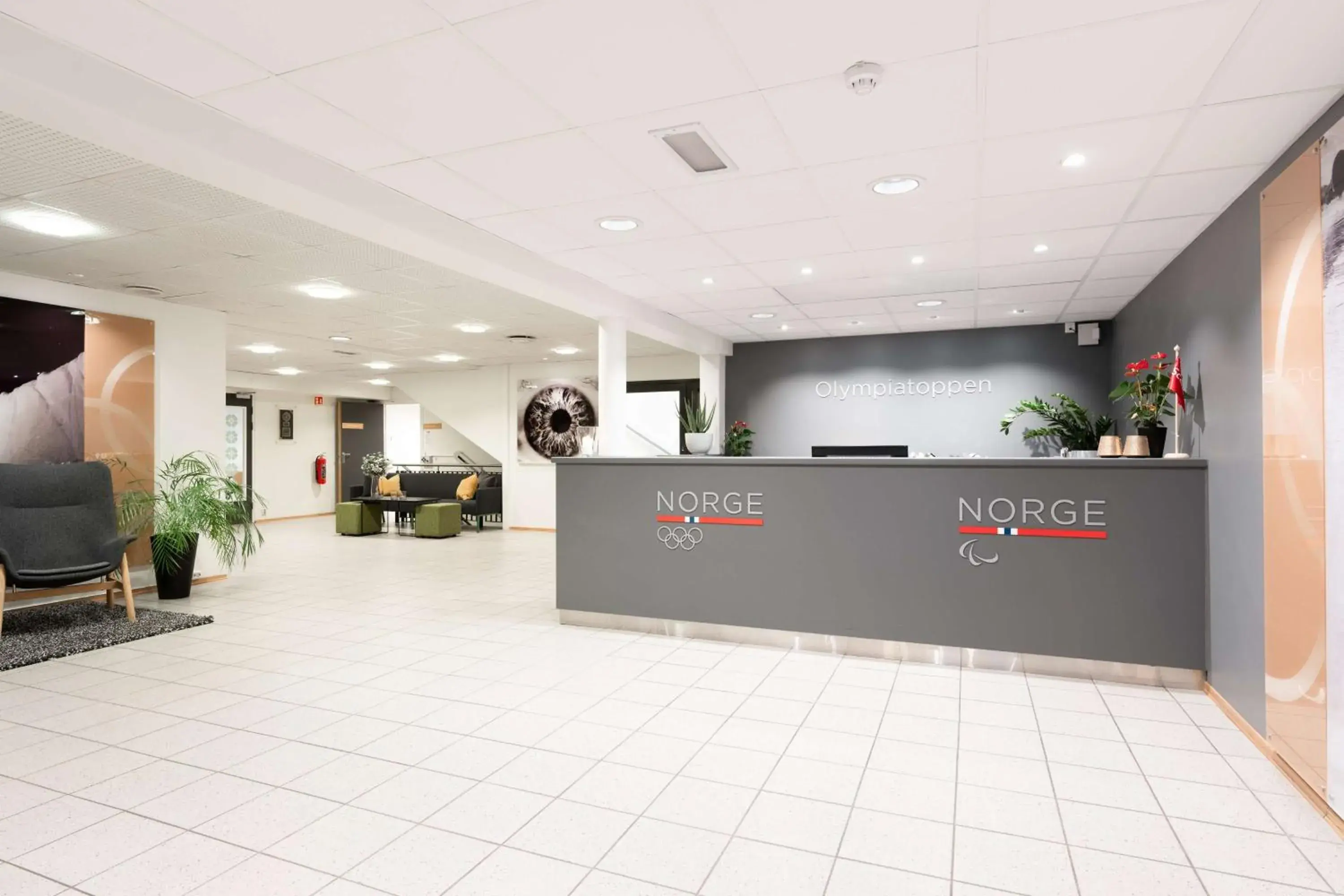 Lobby or reception in Olympiatoppen Sportshotel - Scandic Partner Lobby or reception in Olympiatoppen Sportshotel - Scandic Partner