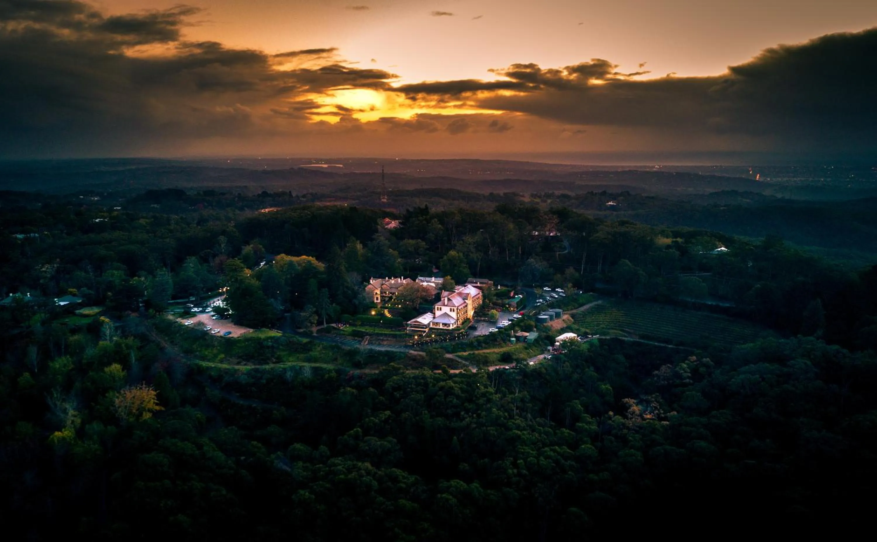 Bird's eye view in Mount Lofty House & Estate Adelaide Hills