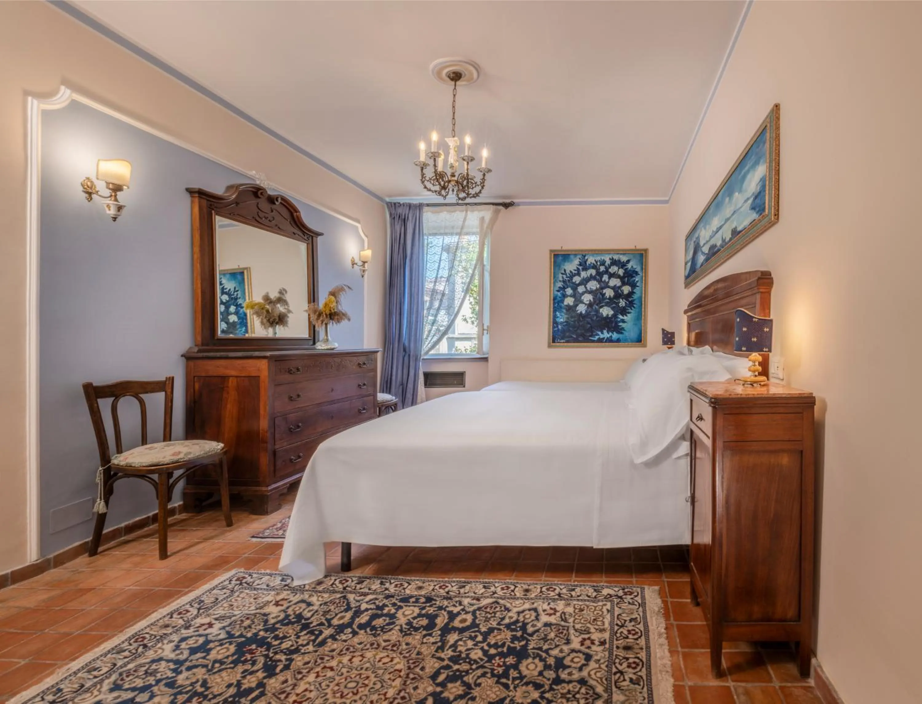 Bedroom, Bed in Villa Clodia Relais