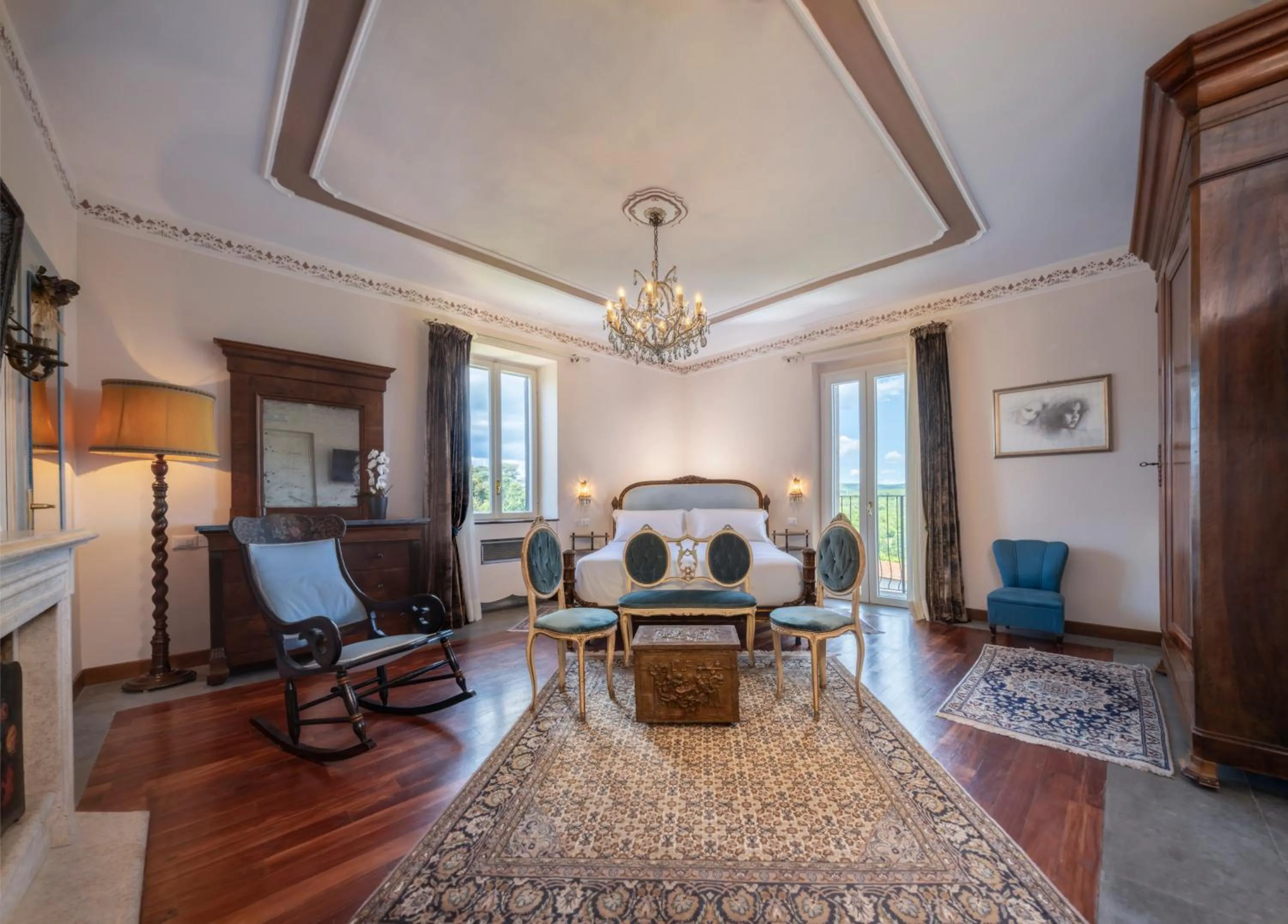 Garden view in Villa Clodia Relais