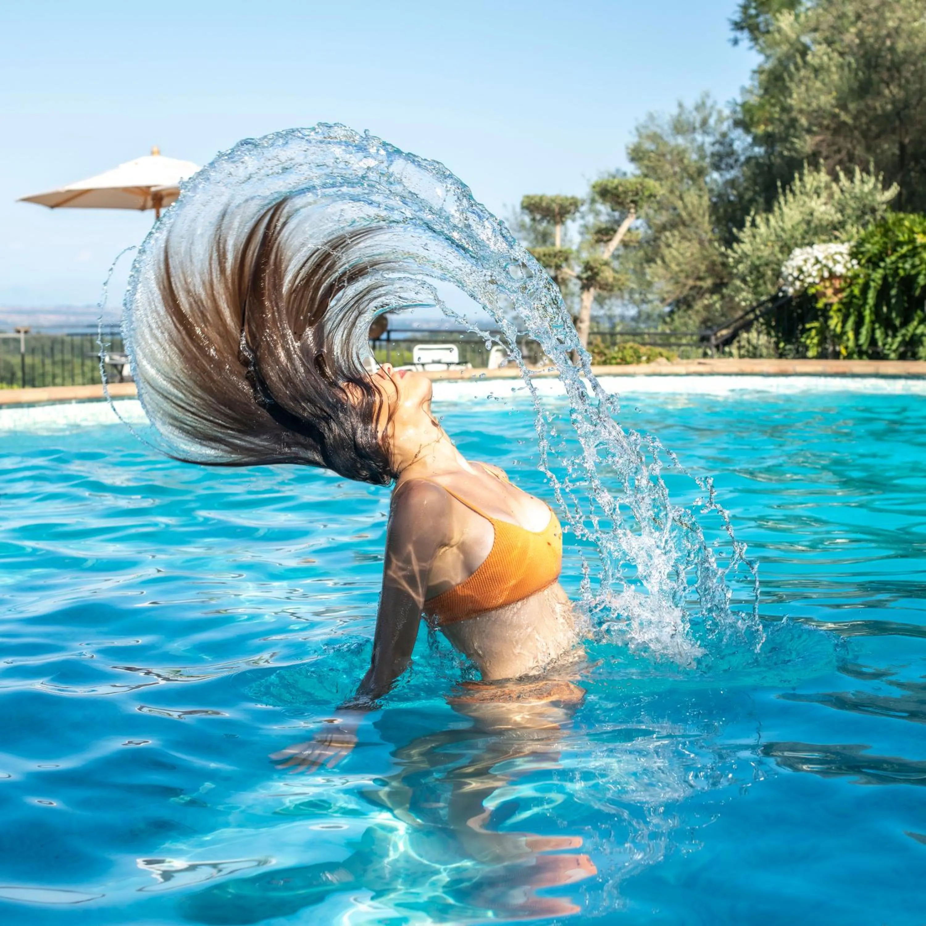 Swimming pool in Villa Clodia Relais
