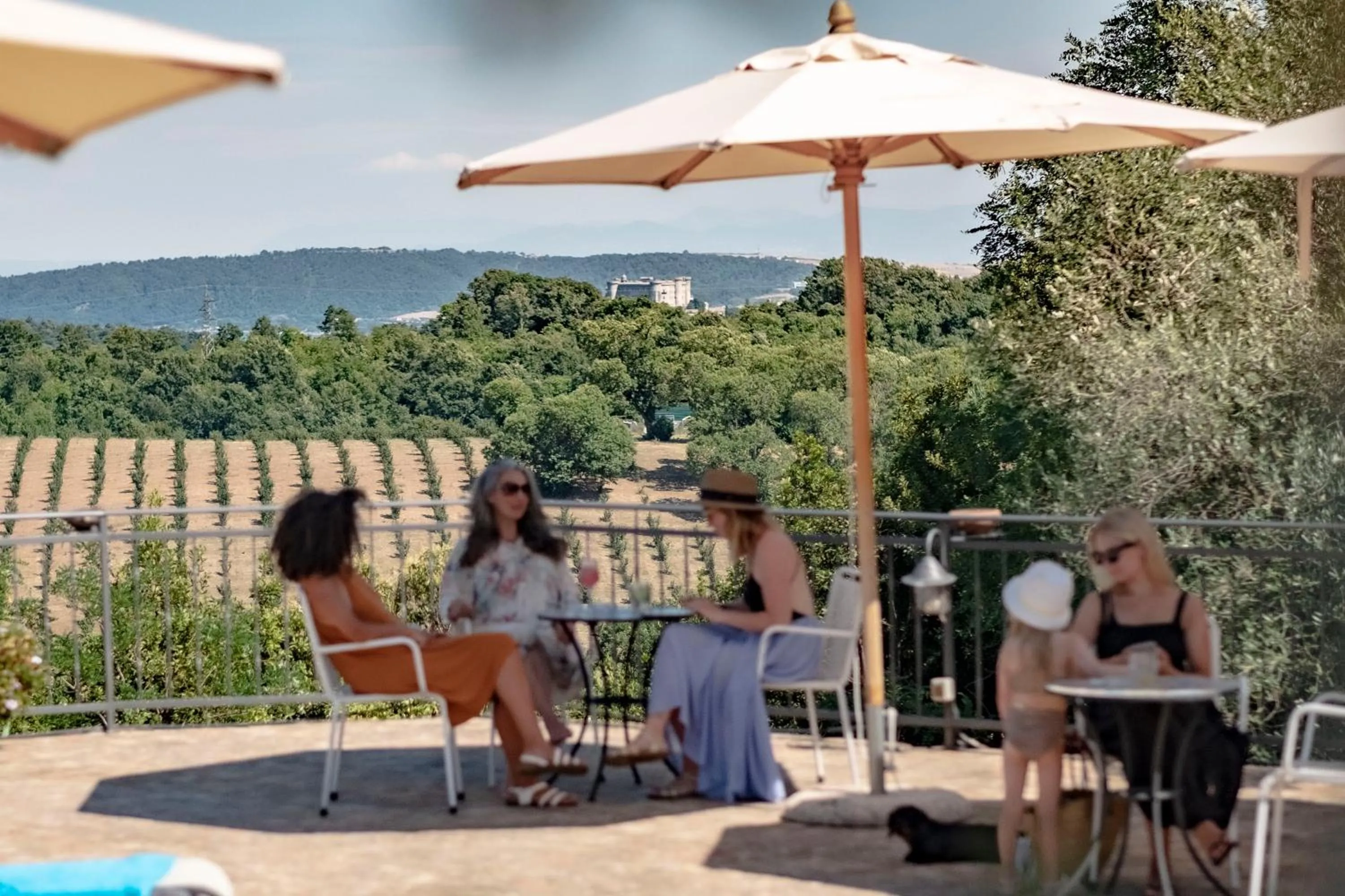 Natural landscape in Villa Clodia Relais