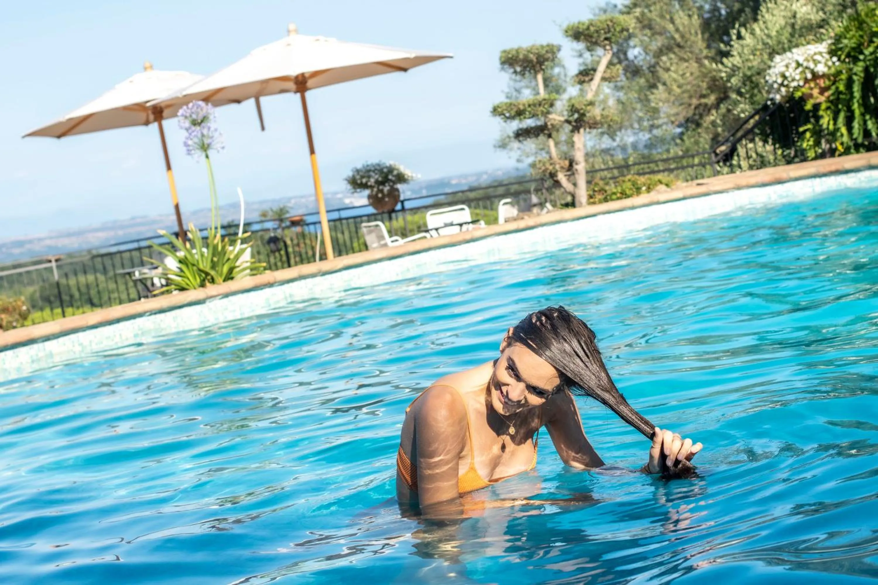 Swimming pool in Villa Clodia Relais