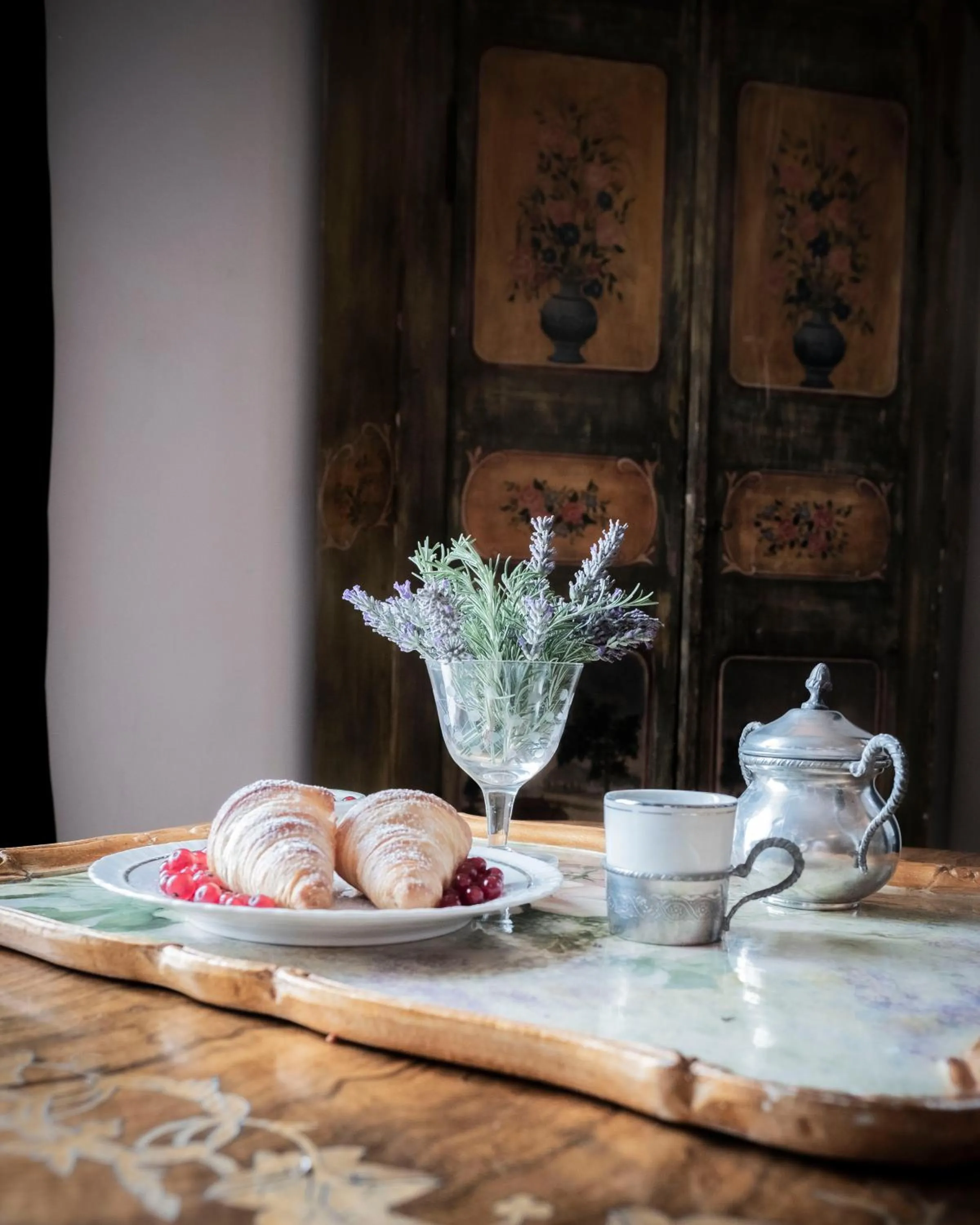 Continental breakfast in Villa Clodia Relais