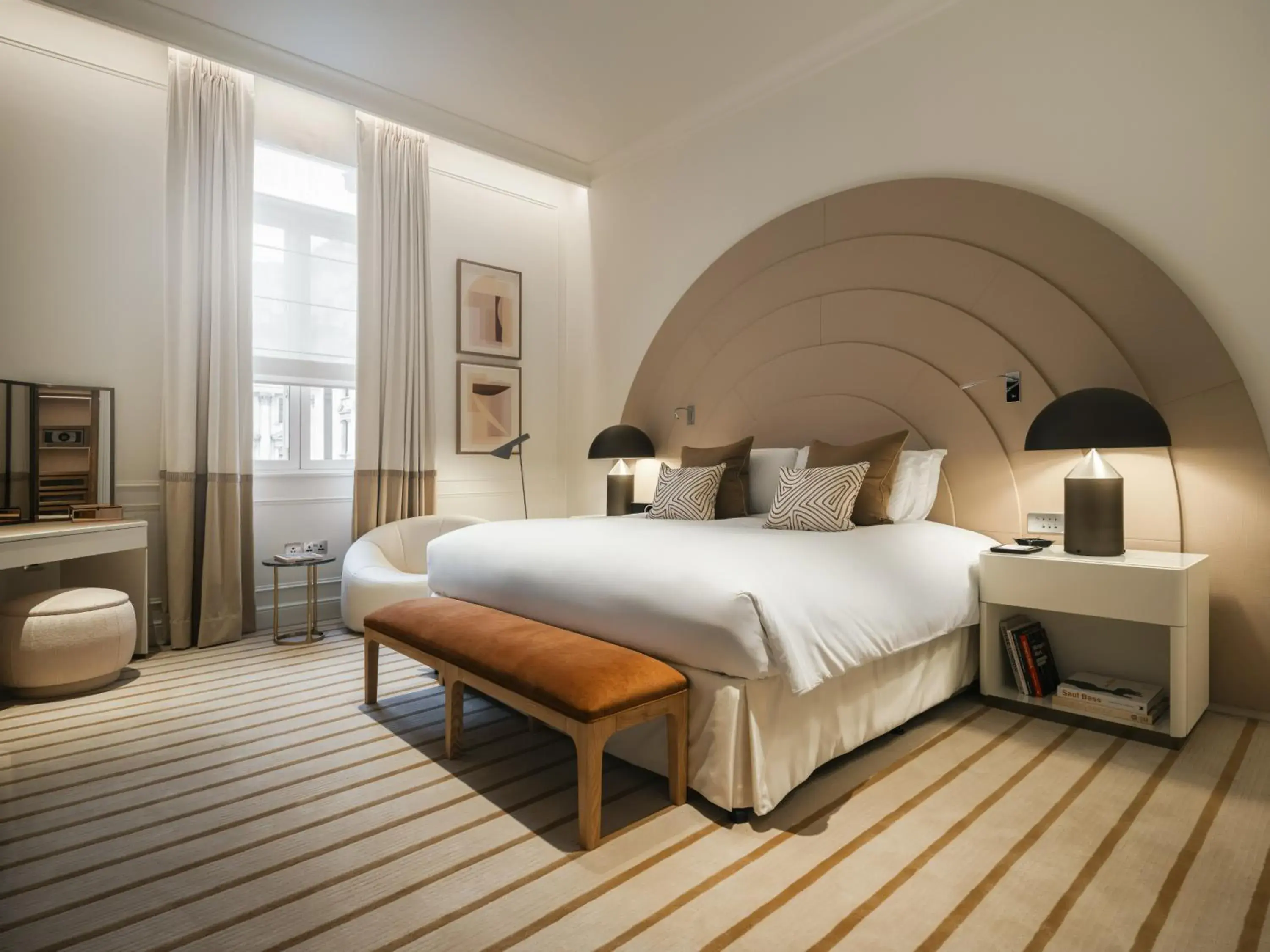 Bedroom, Bed in Sofitel London St James Bedroom, Bed in Sofitel London St James