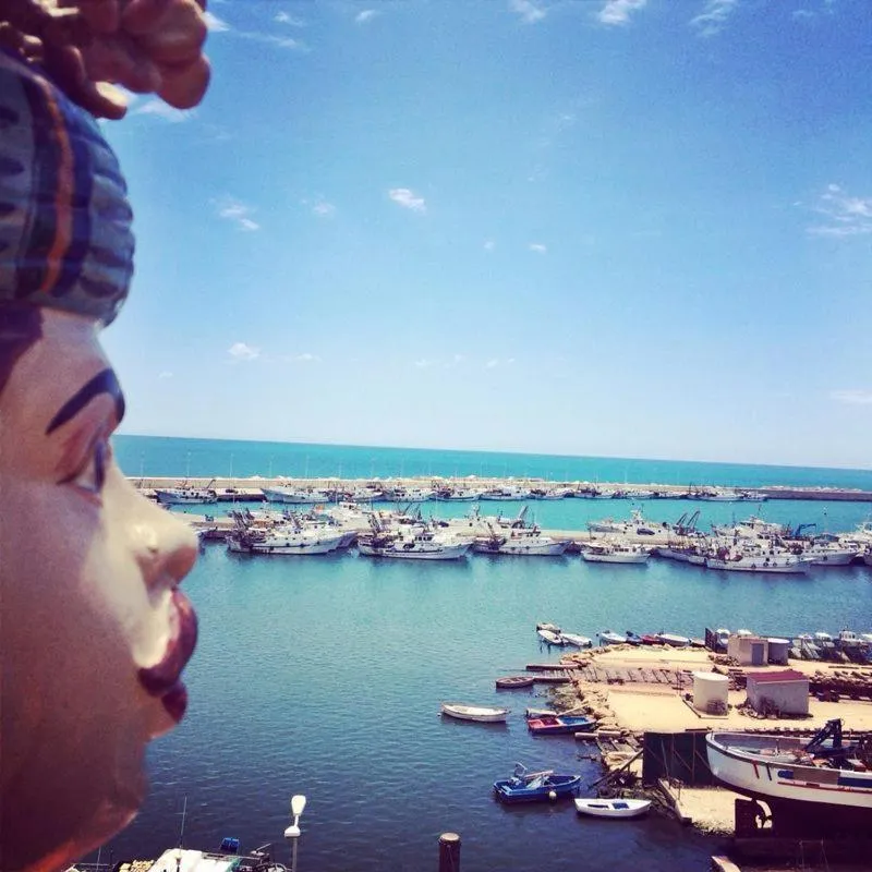 Sea view in Le Casette del Porto di Sciacca