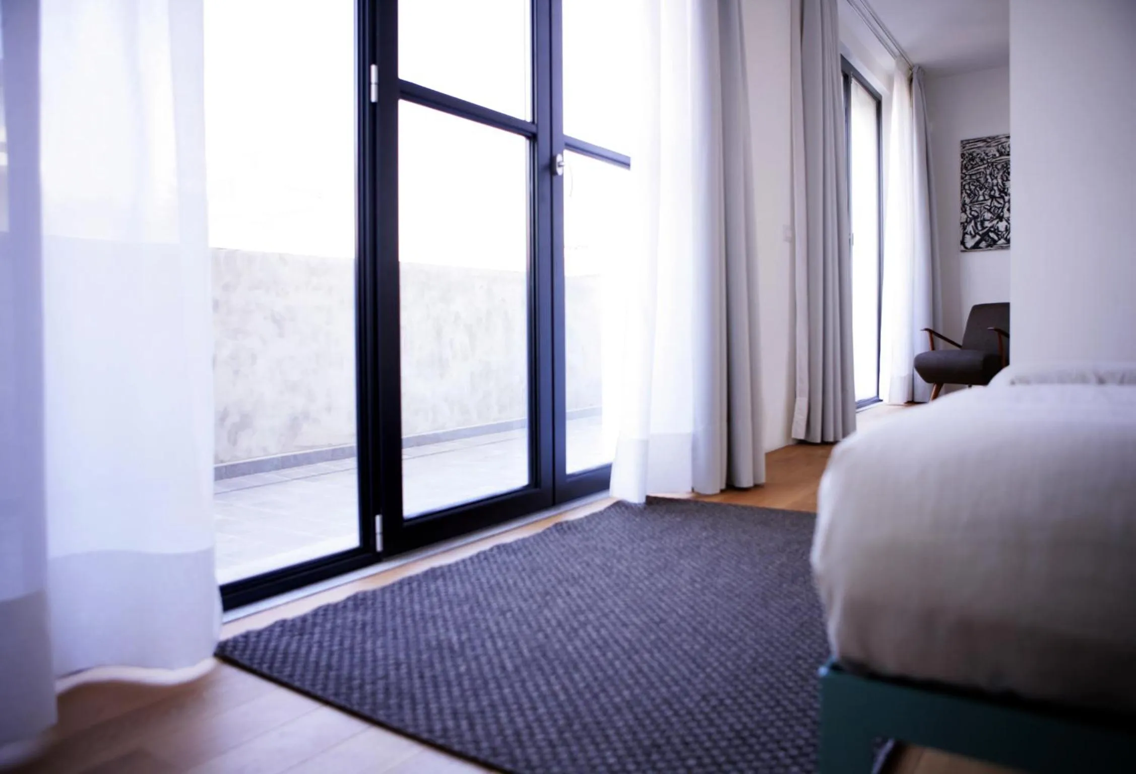 Balcony/Terrace, Bed in Mxp Rooms Guest House