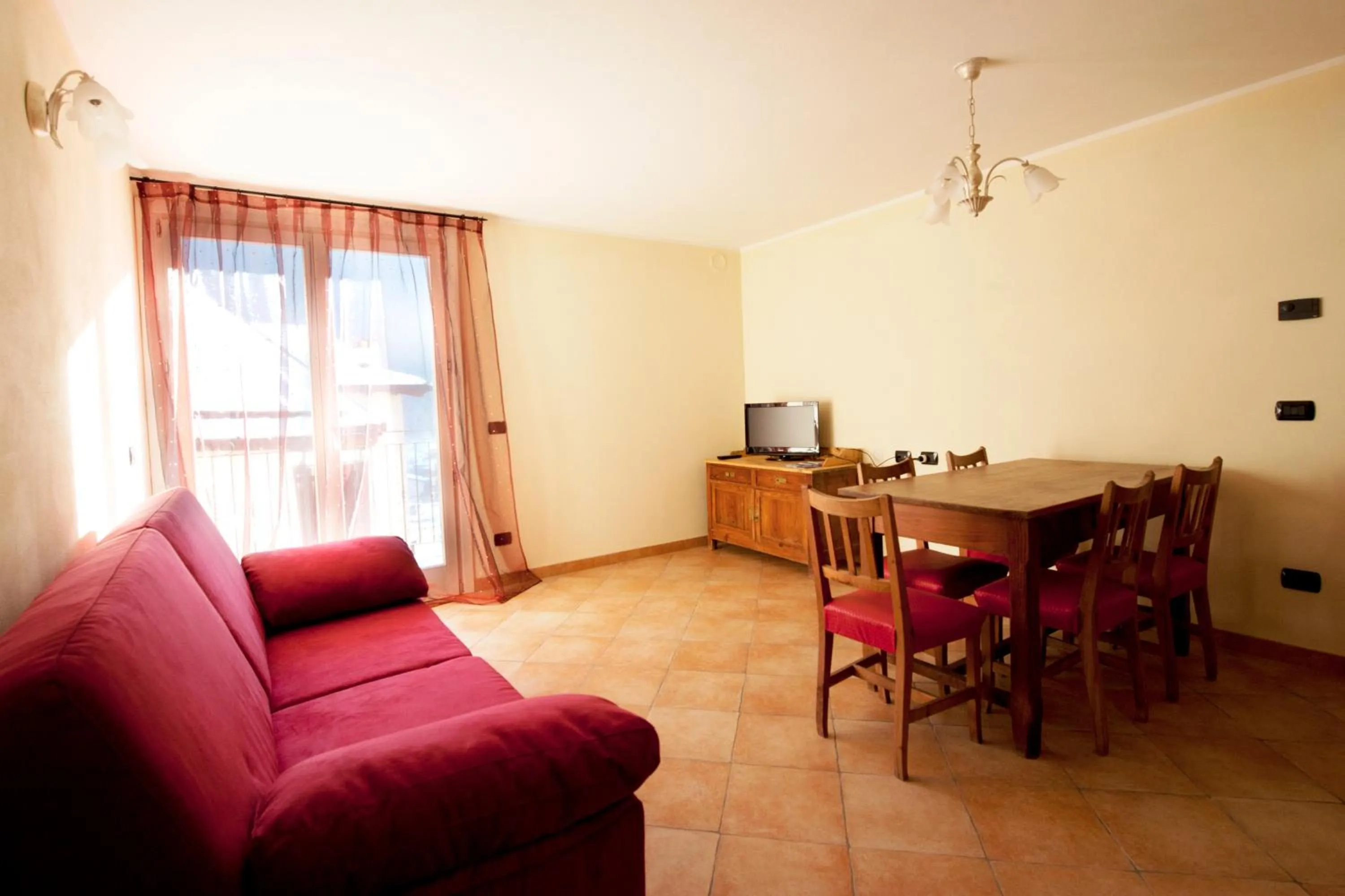 Living room in Residence La Corte