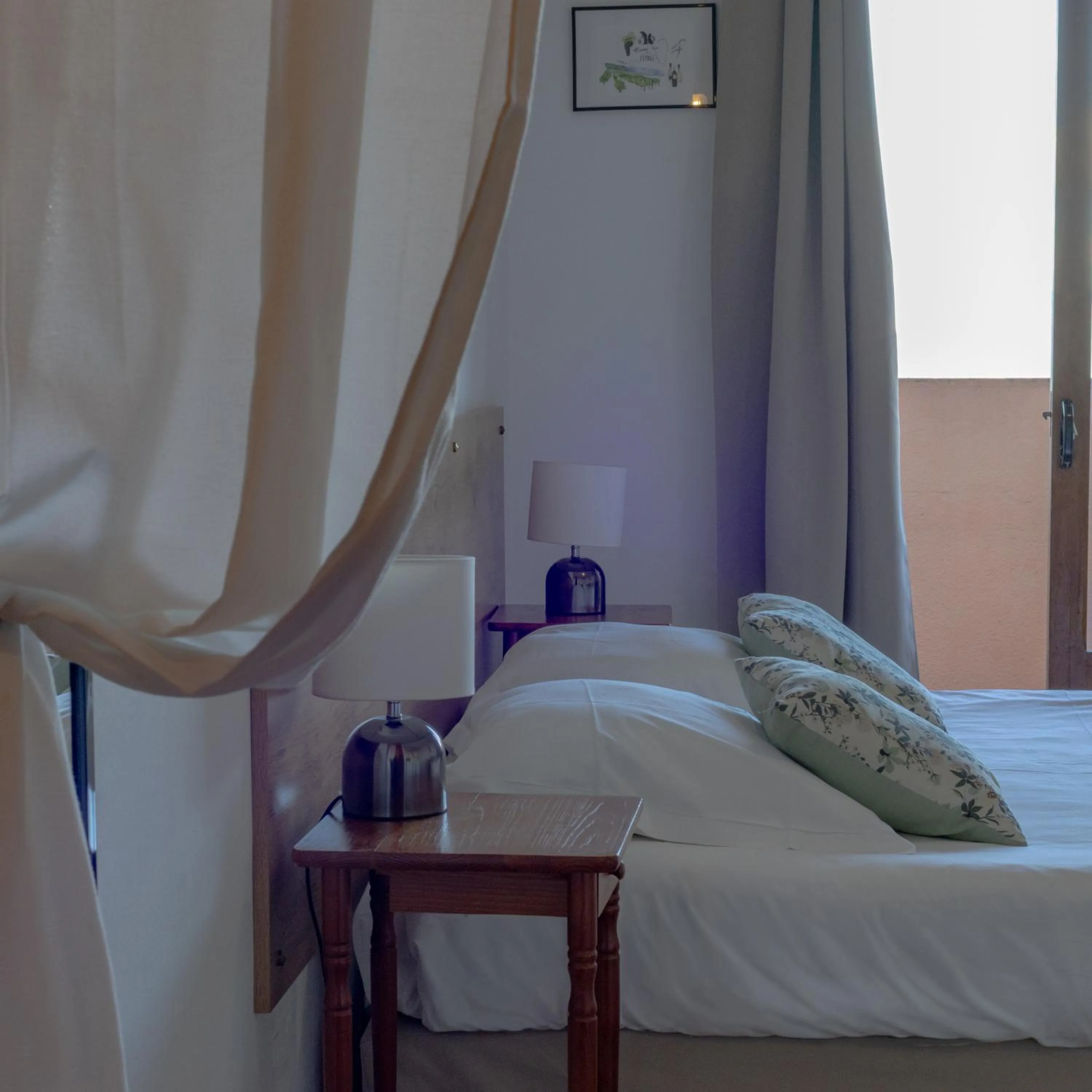 Bed in Hôtel Restaurant Sole e Monte