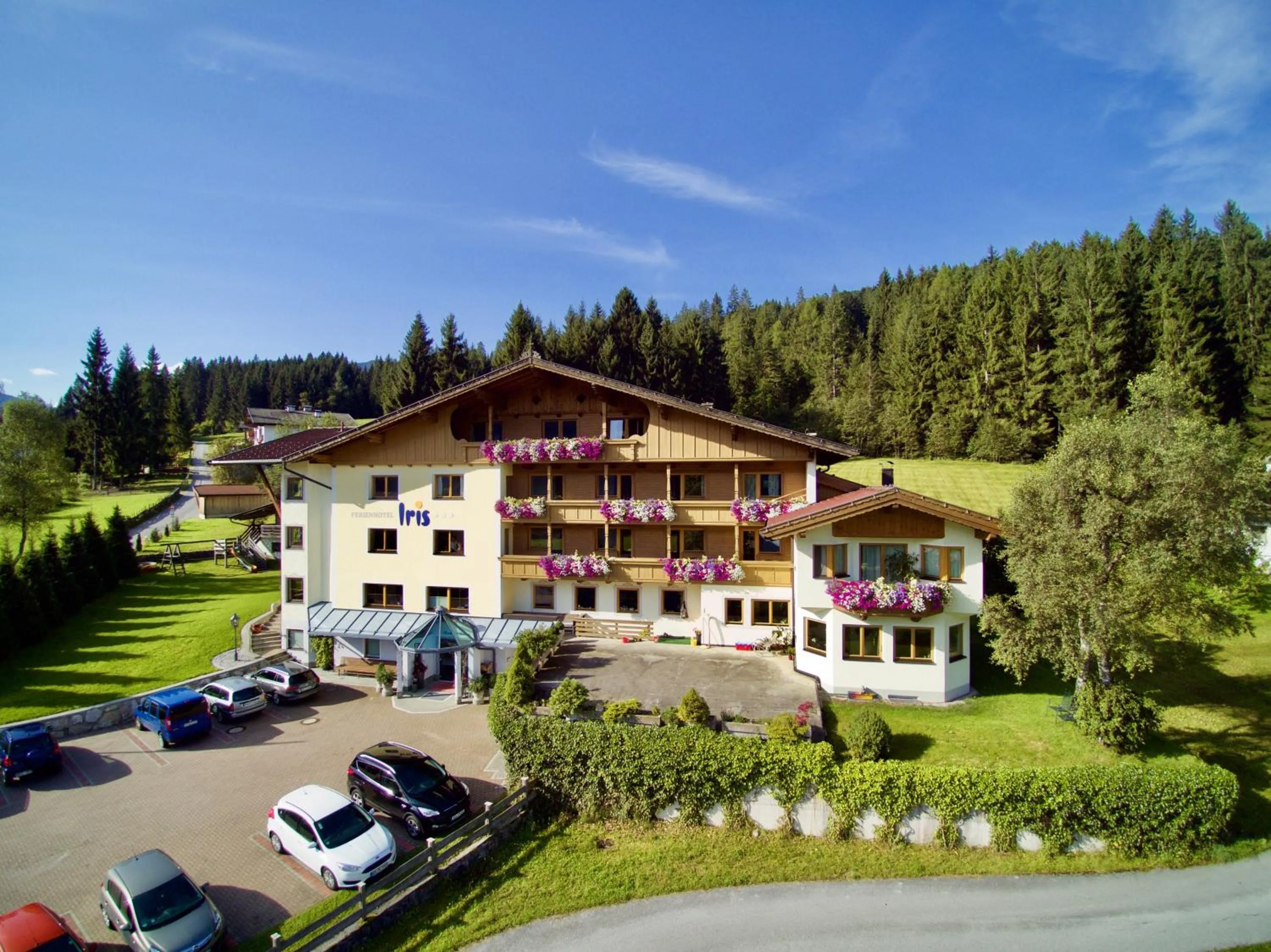 Property building in Aparthotel Iris