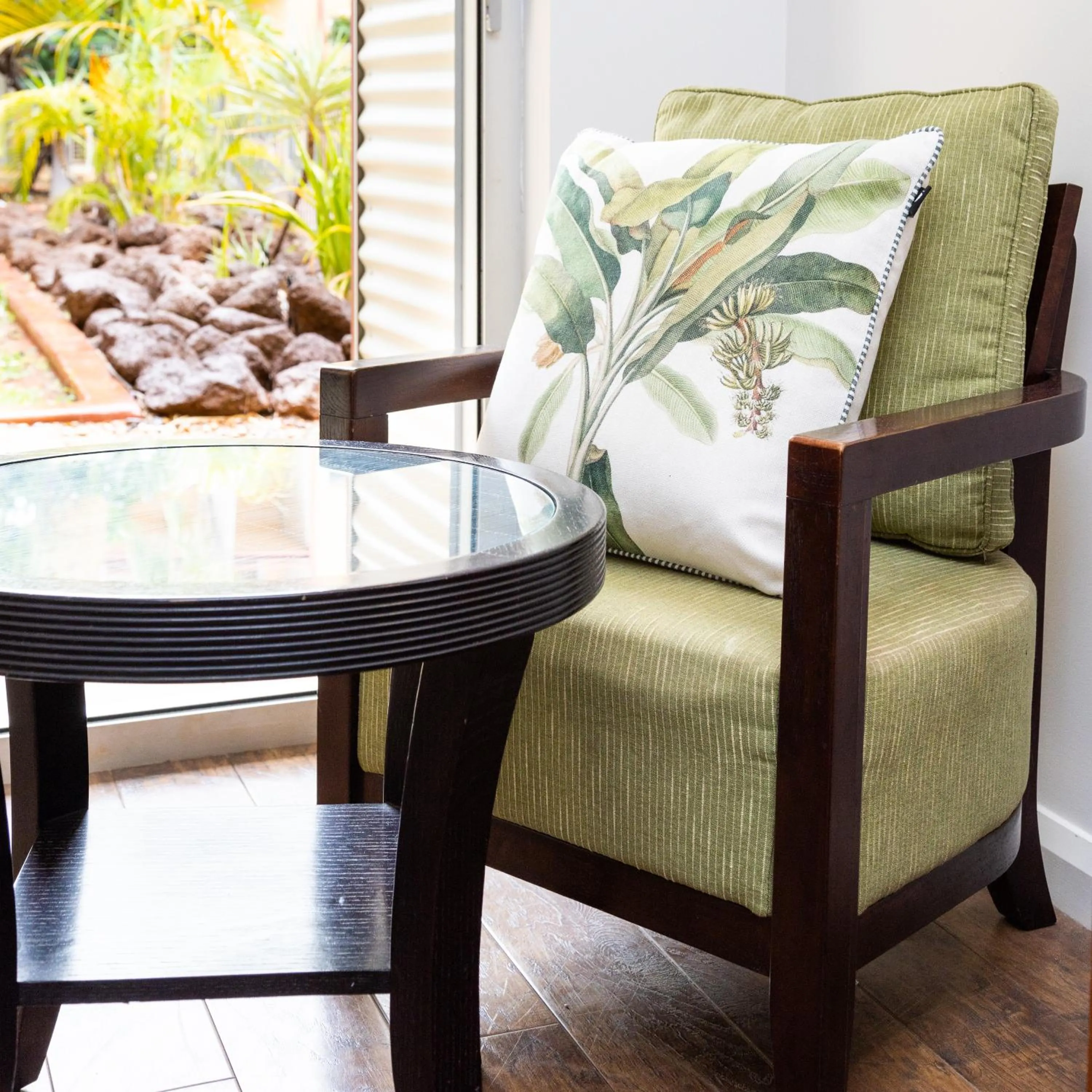 Seating area in The Continental Hotel