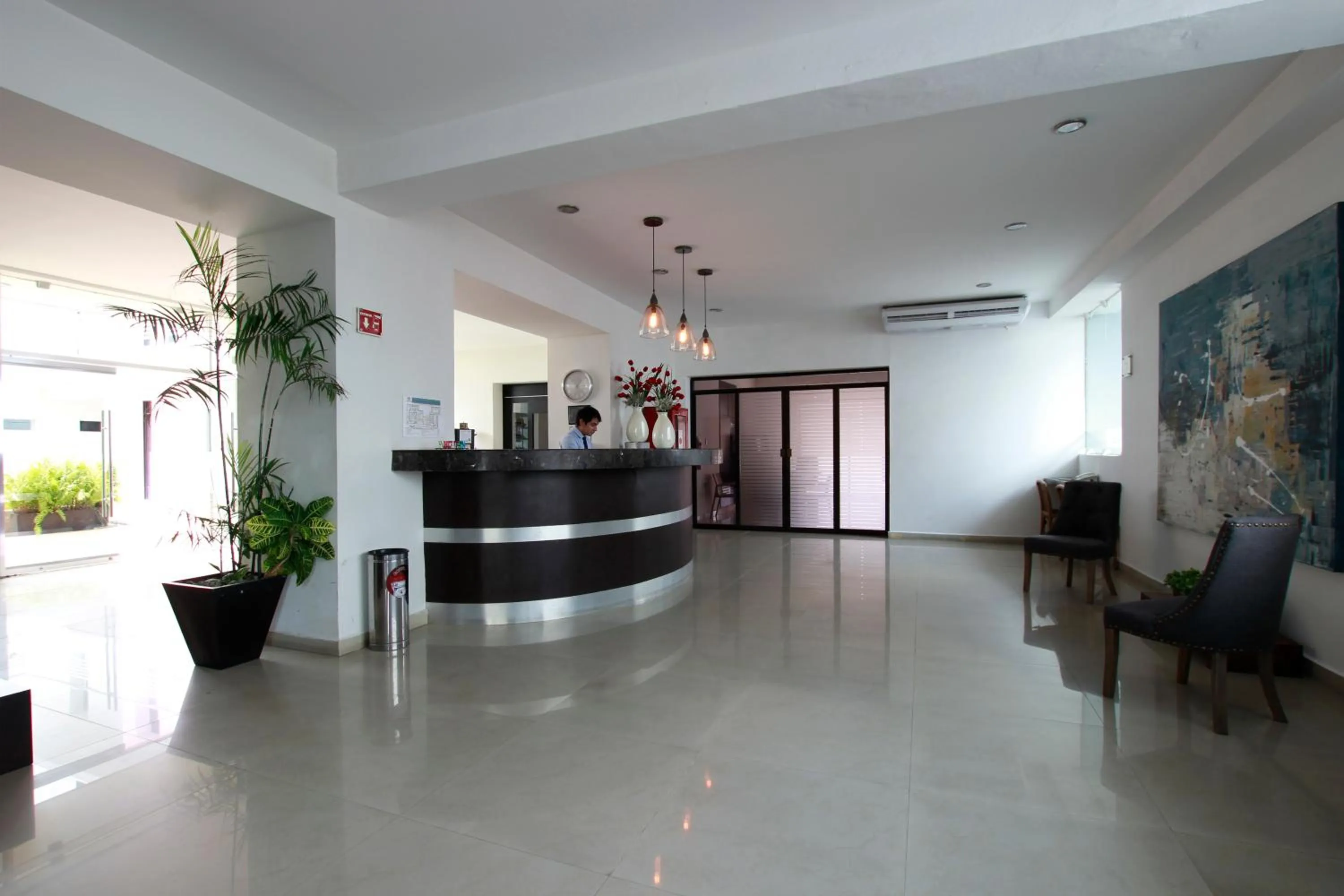 Lobby or reception in Hotel Embajadores
