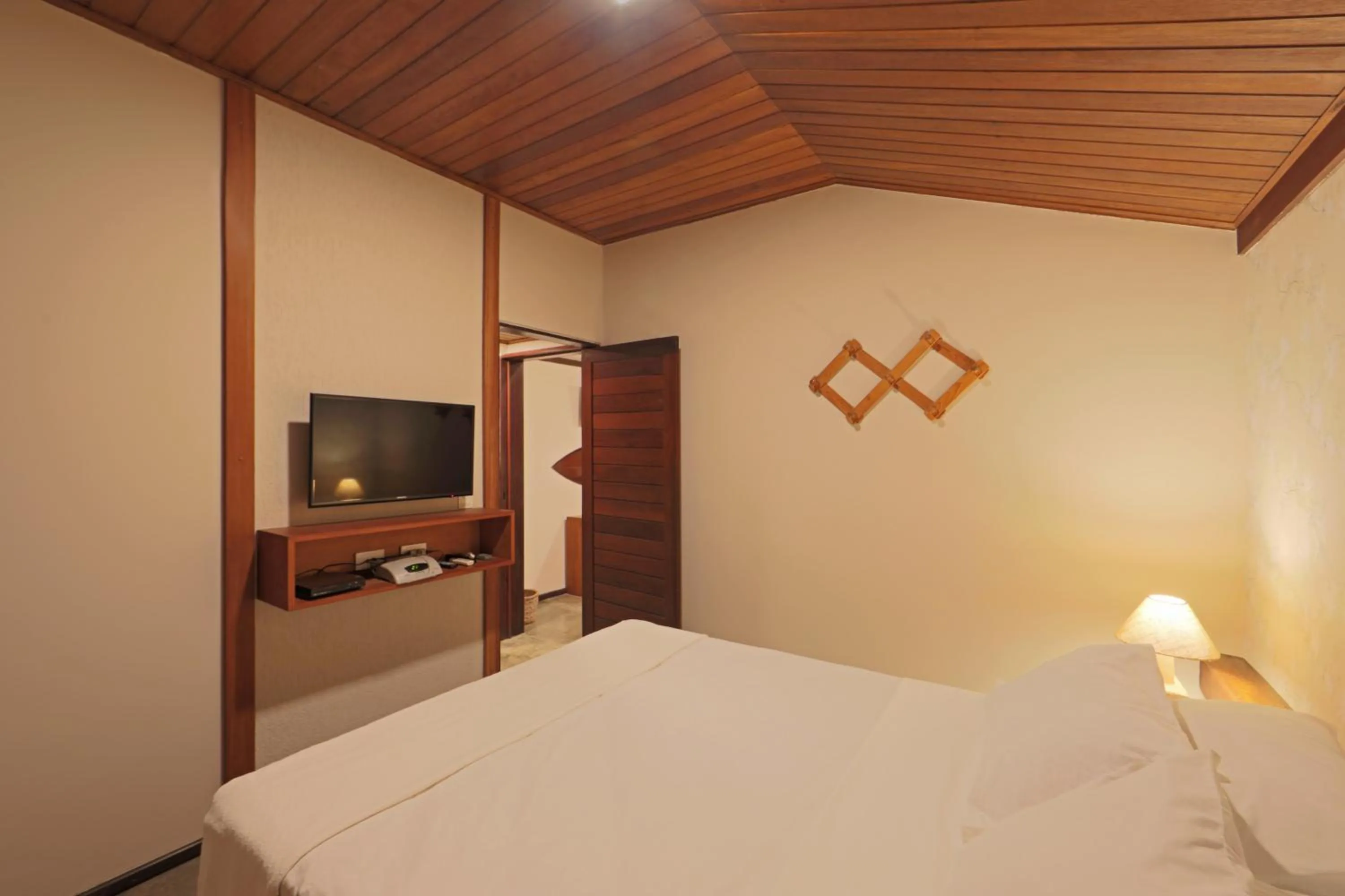 TV and multimedia, Bed in Pousada Sitio da Prainha