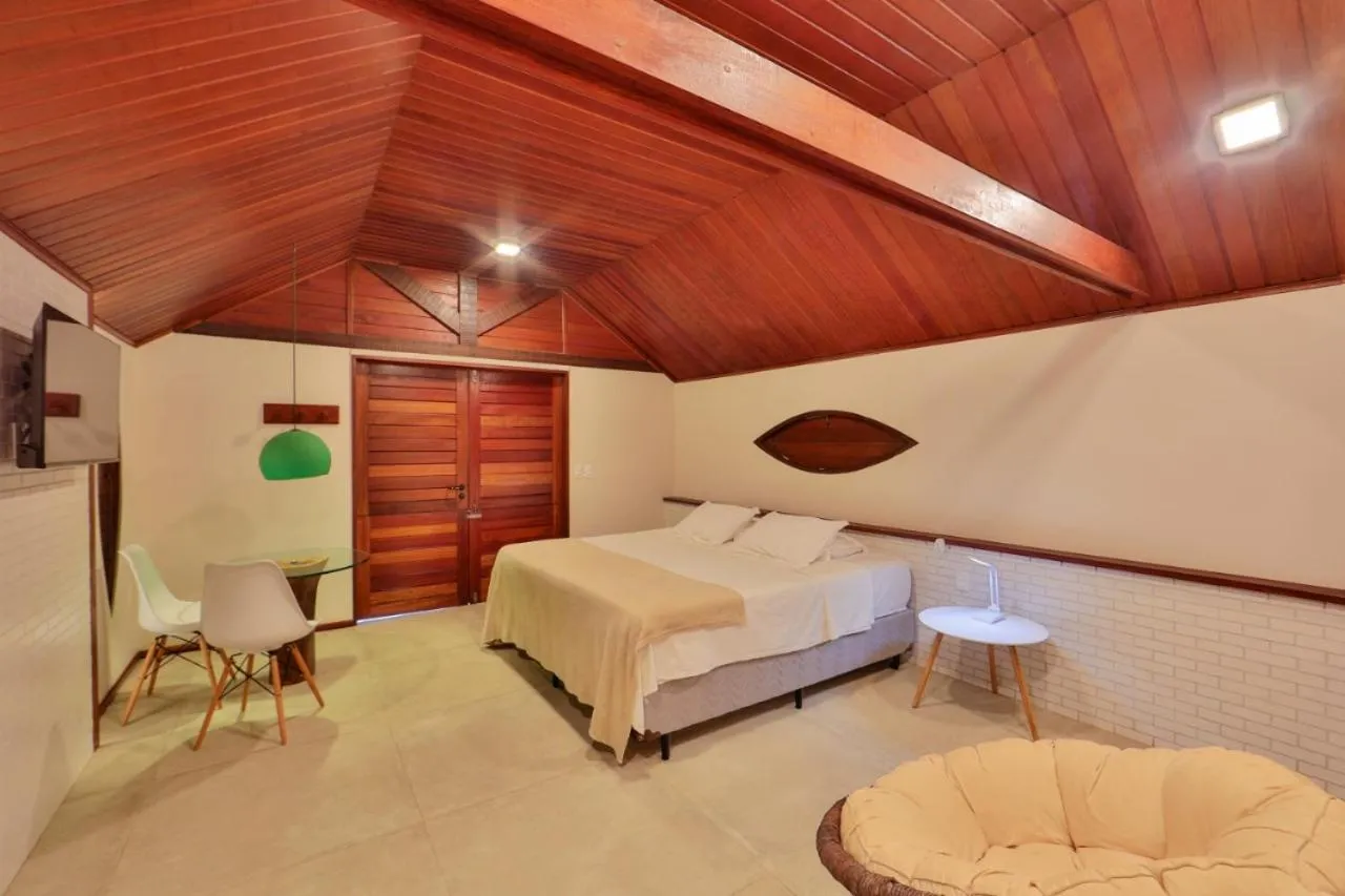 Bed in Pousada Sitio da Prainha