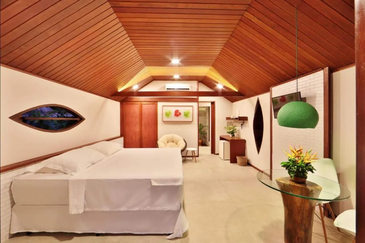 Bed in Pousada Sitio da Prainha