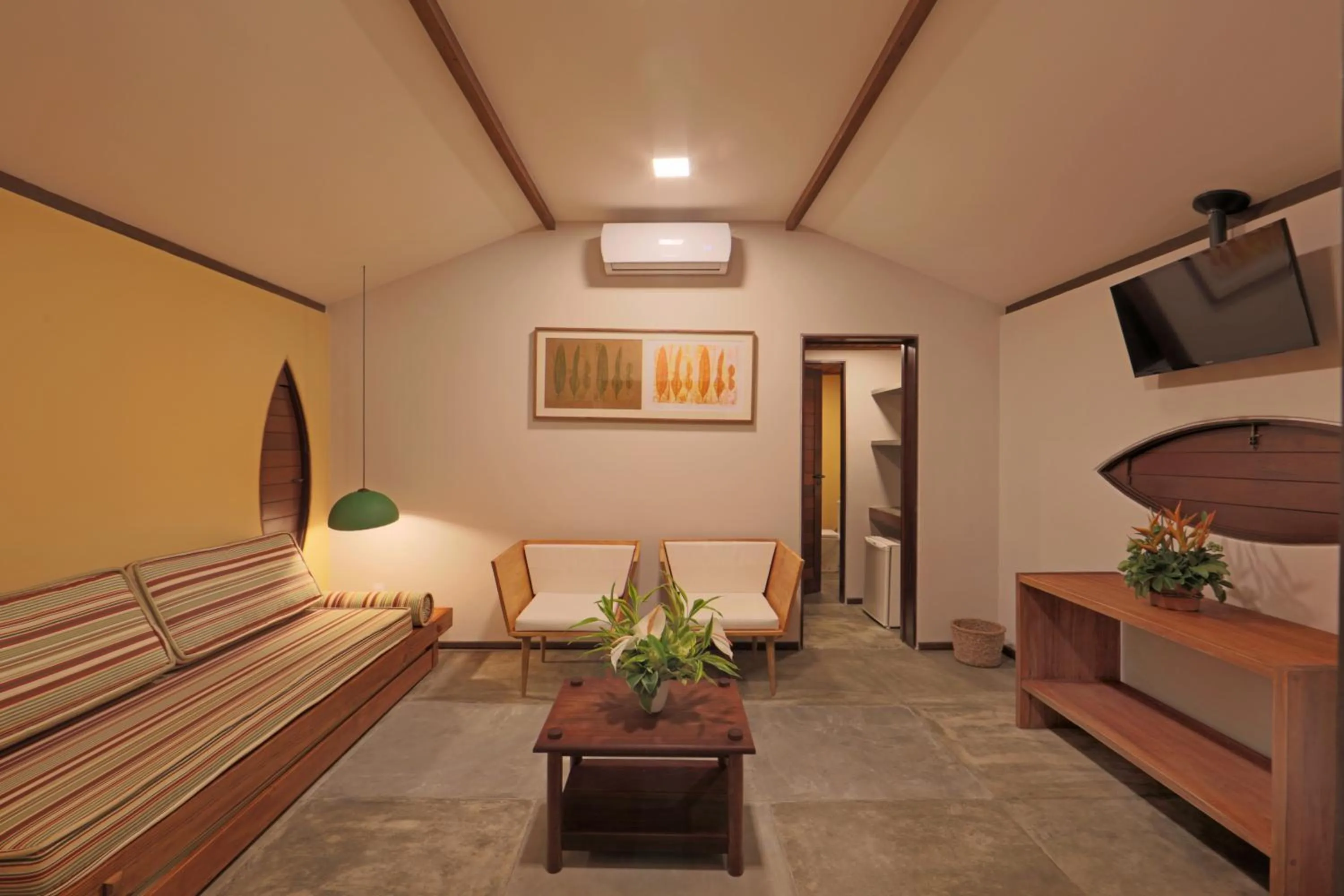 Bed in Pousada Sitio da Prainha