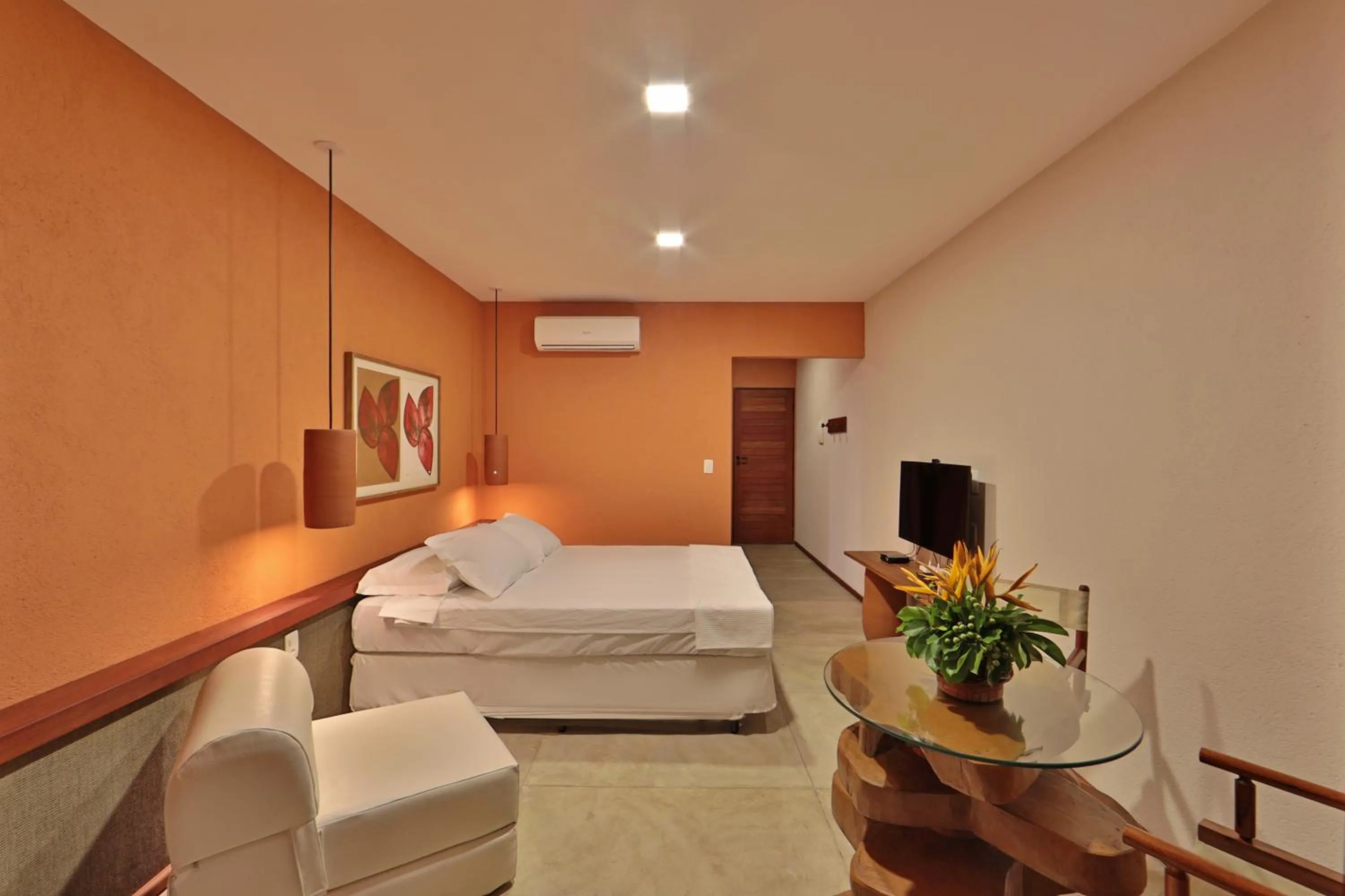 Bed in Pousada Sitio da Prainha