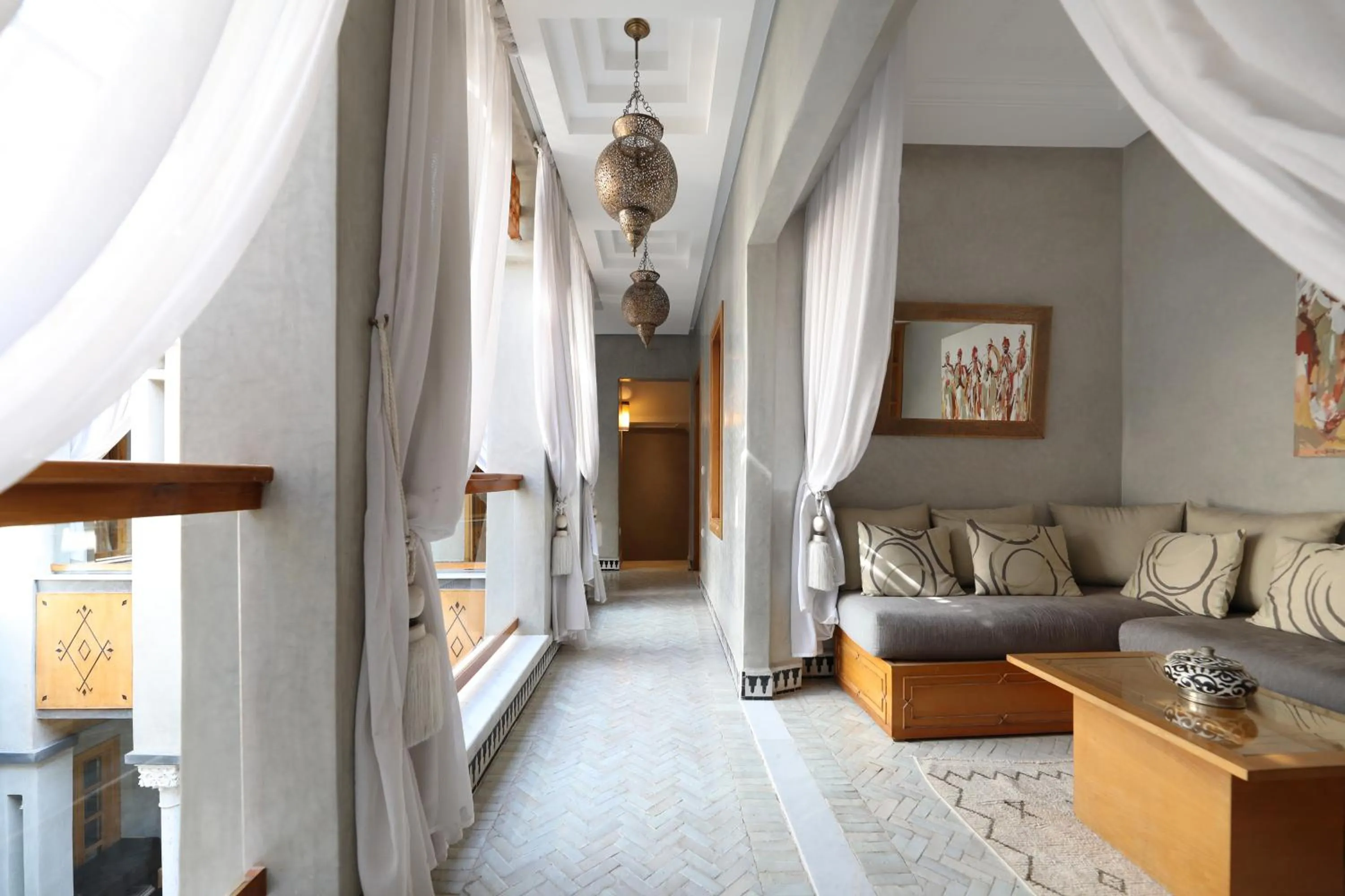 Living room in Riad L'Etoile D'Orient