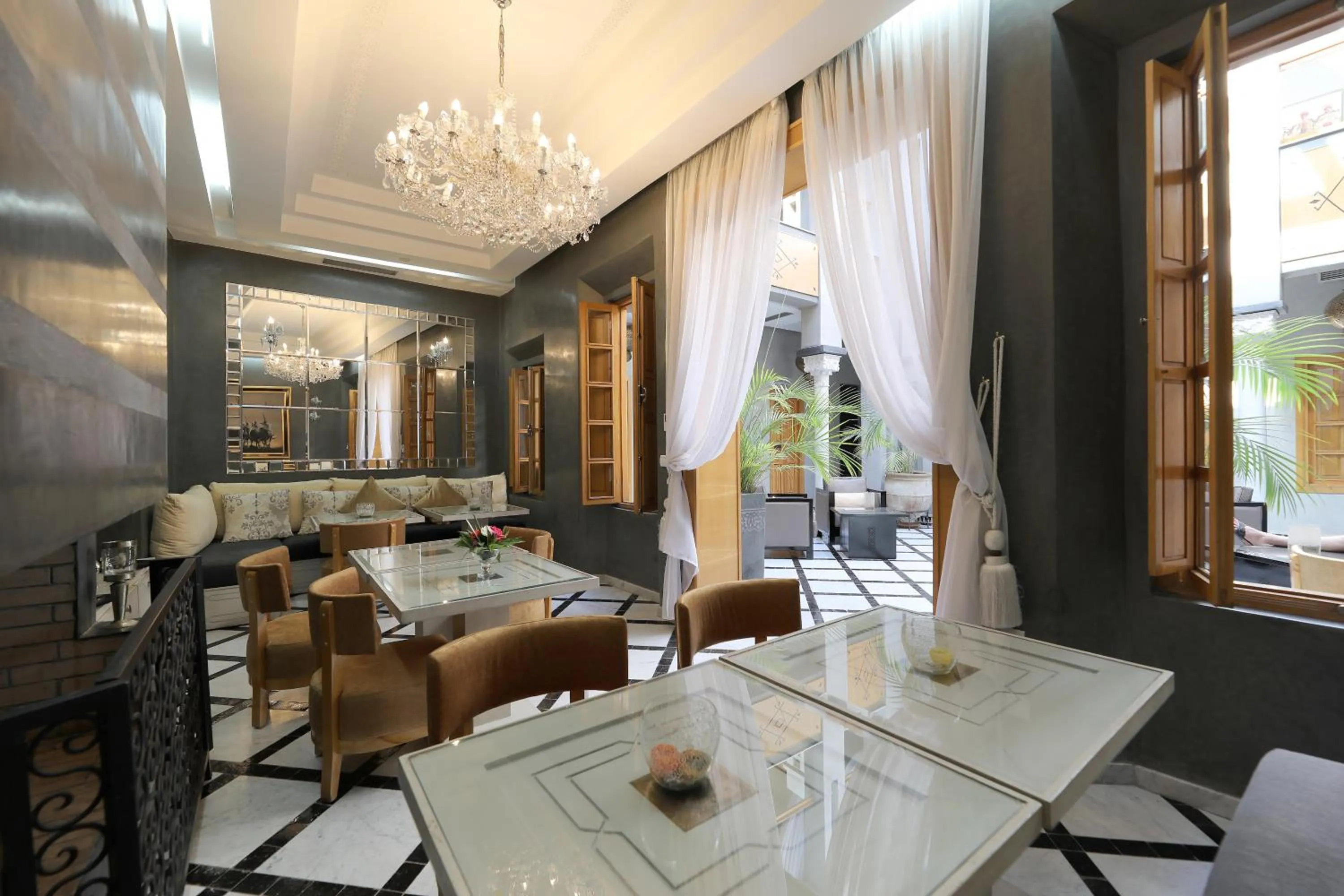 Living room in Riad L'Etoile D'Orient