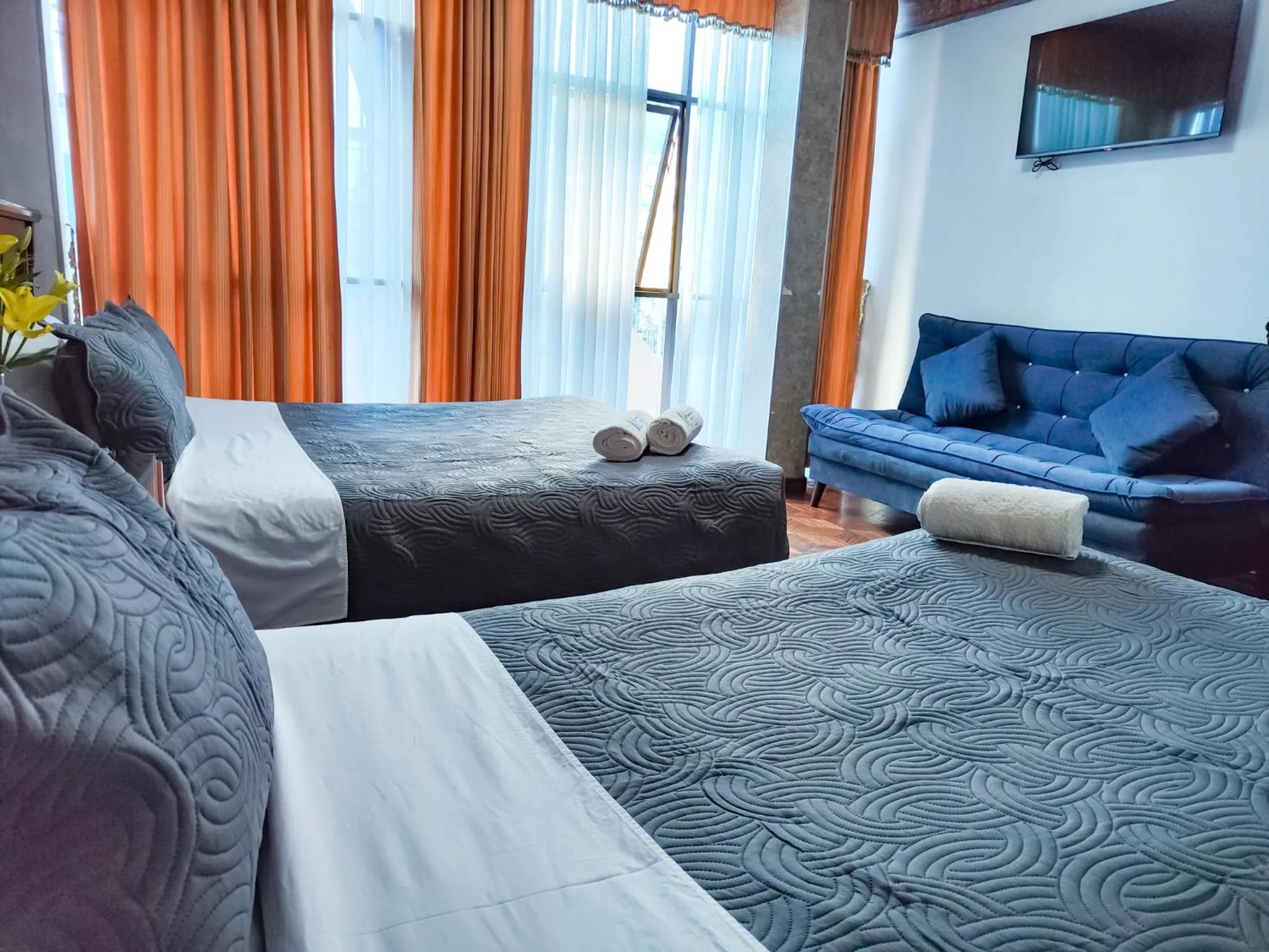 Bed in Hotel Diamante Azul