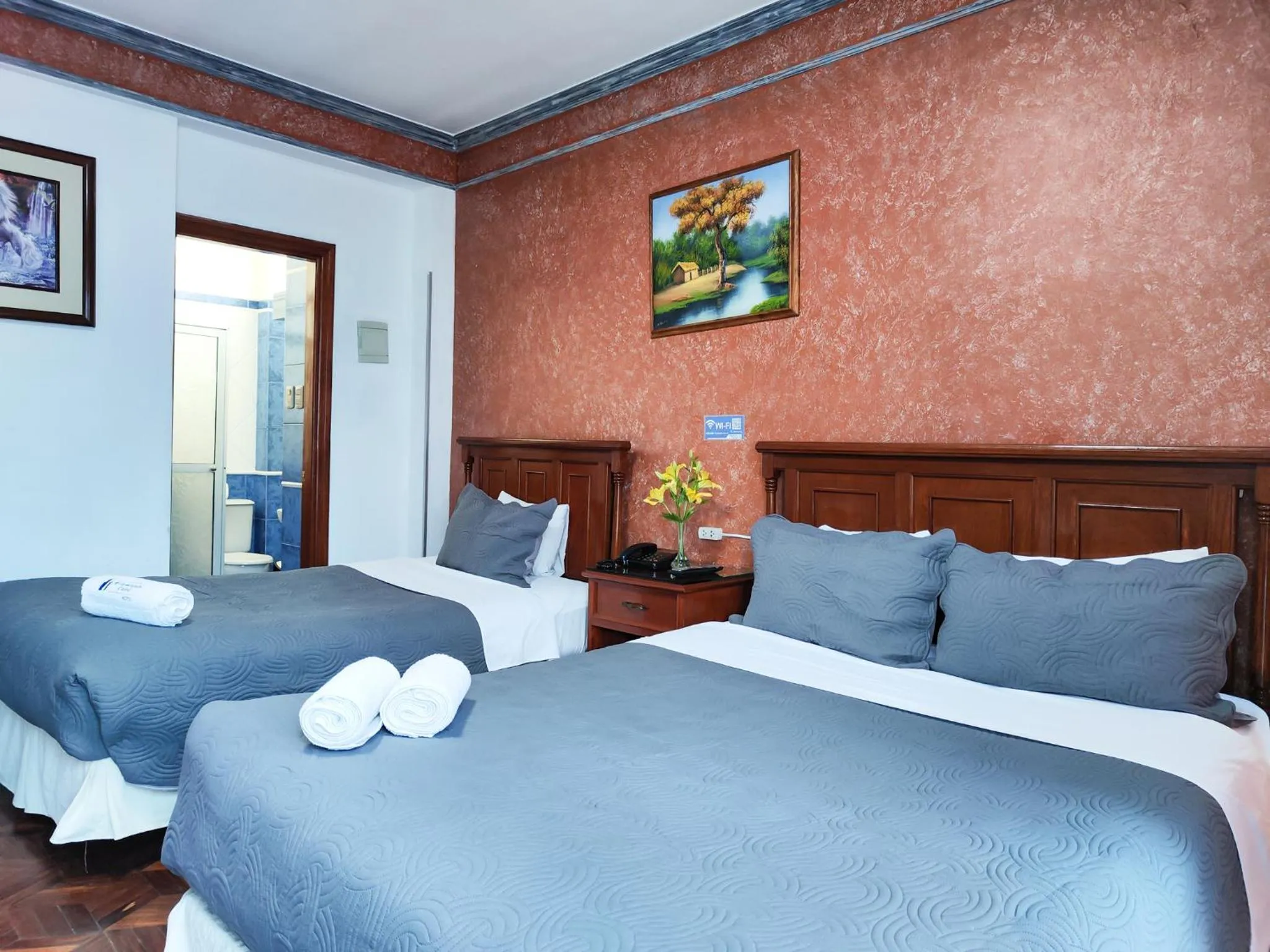 Bed in Hotel Diamante Azul