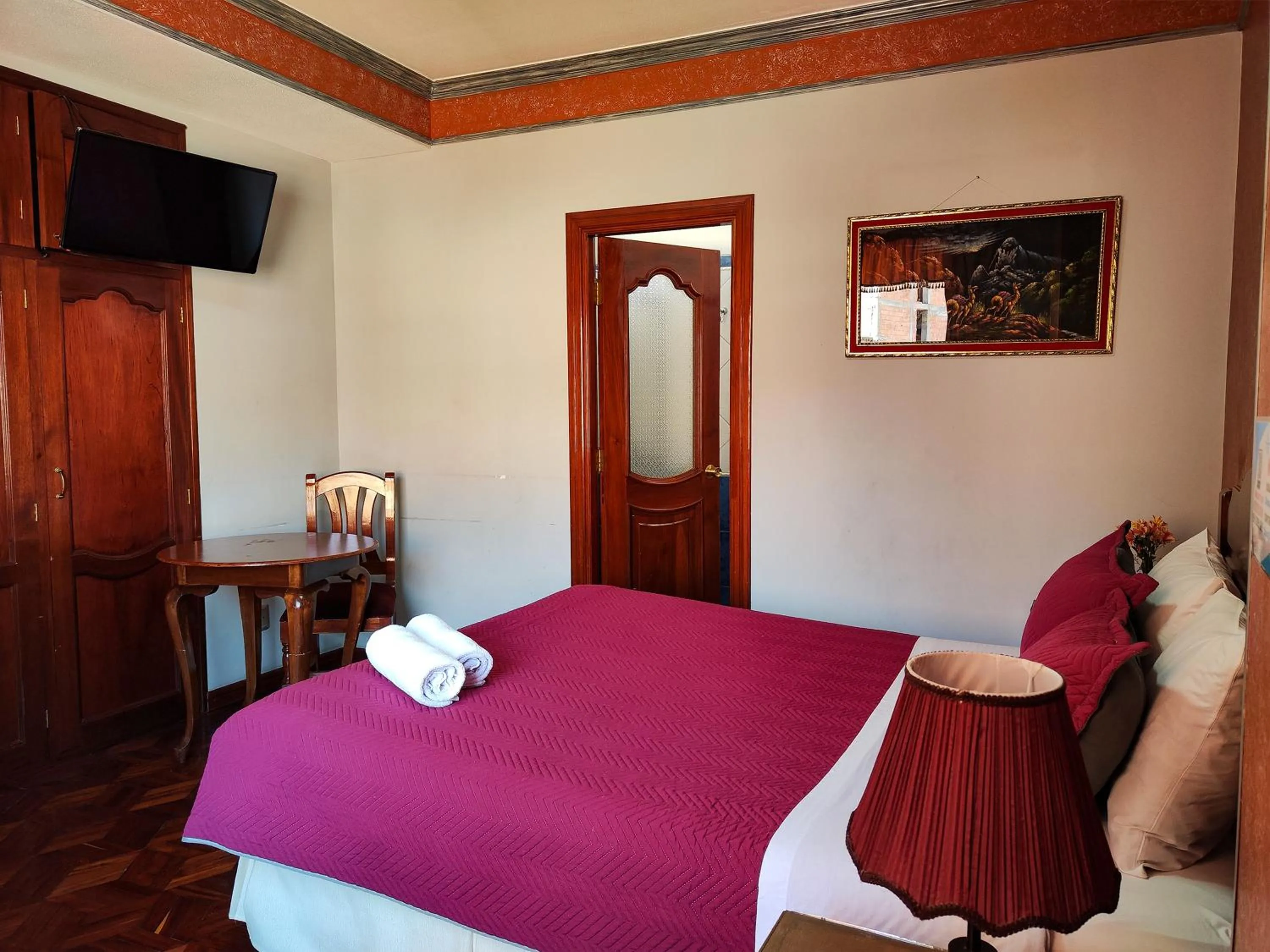 Bedroom, Bed in Hotel Diamante Azul