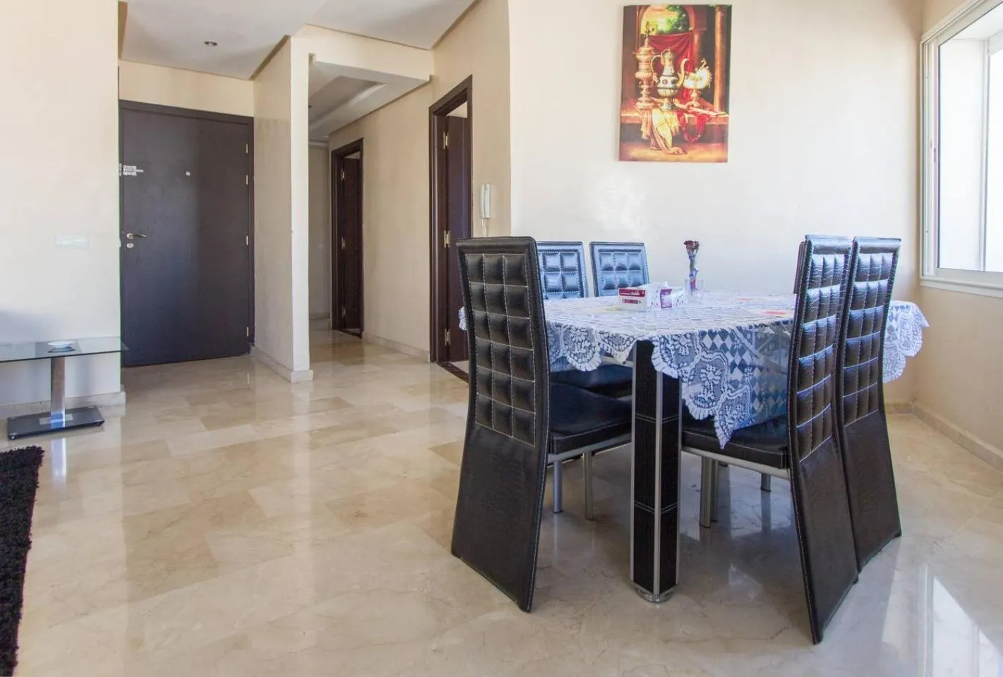 Dining area in Res Mario 3 Lovely Apartment With Balcony & Sea View Free Wifi