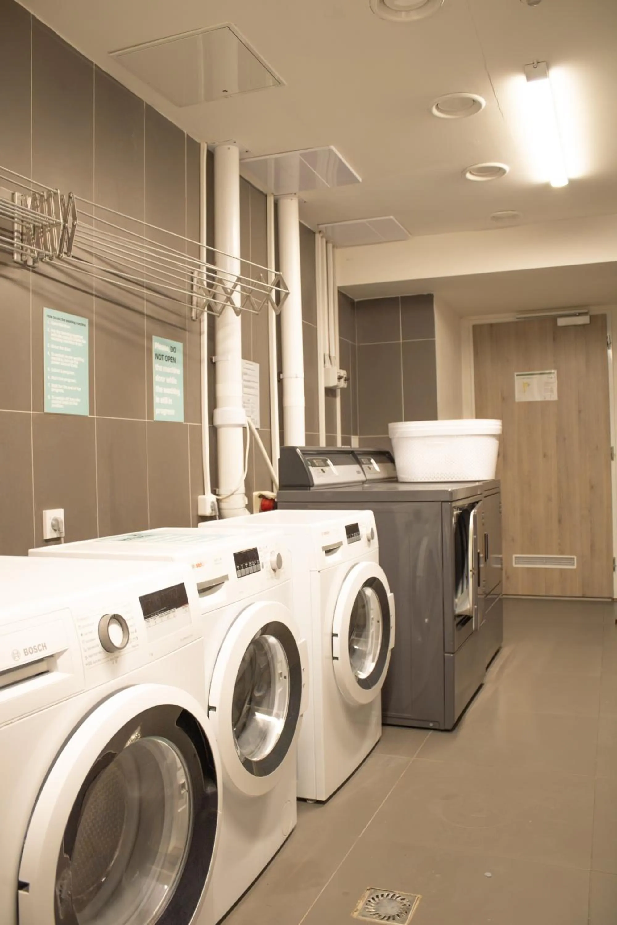 washing machine in Prague Dream Hostel