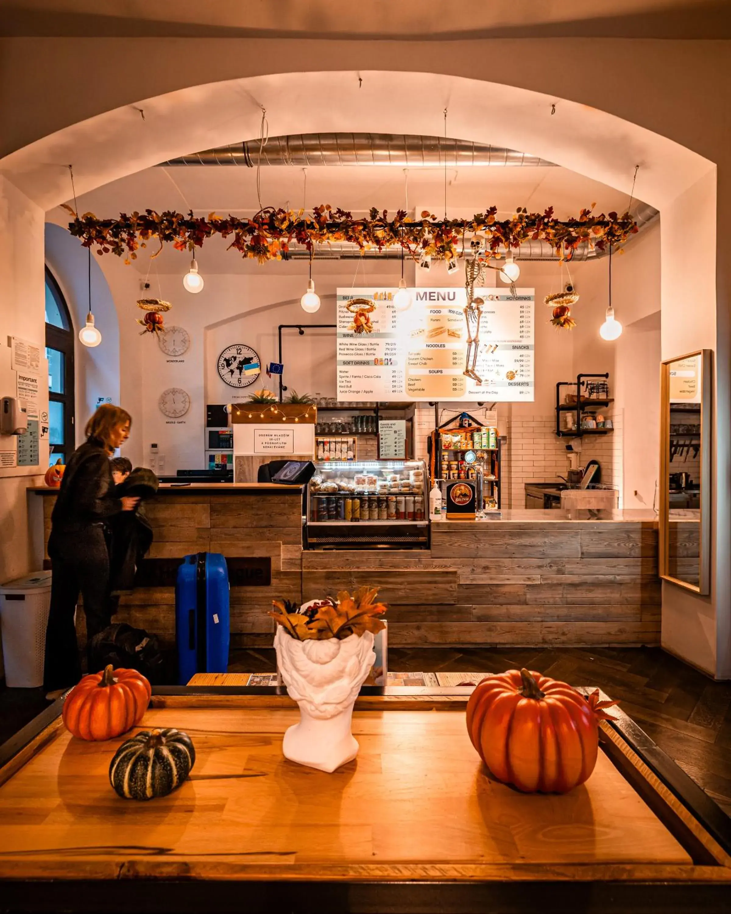 Lobby or reception in Prague Dream Hostel Lobby or reception in Prague Dream Hostel