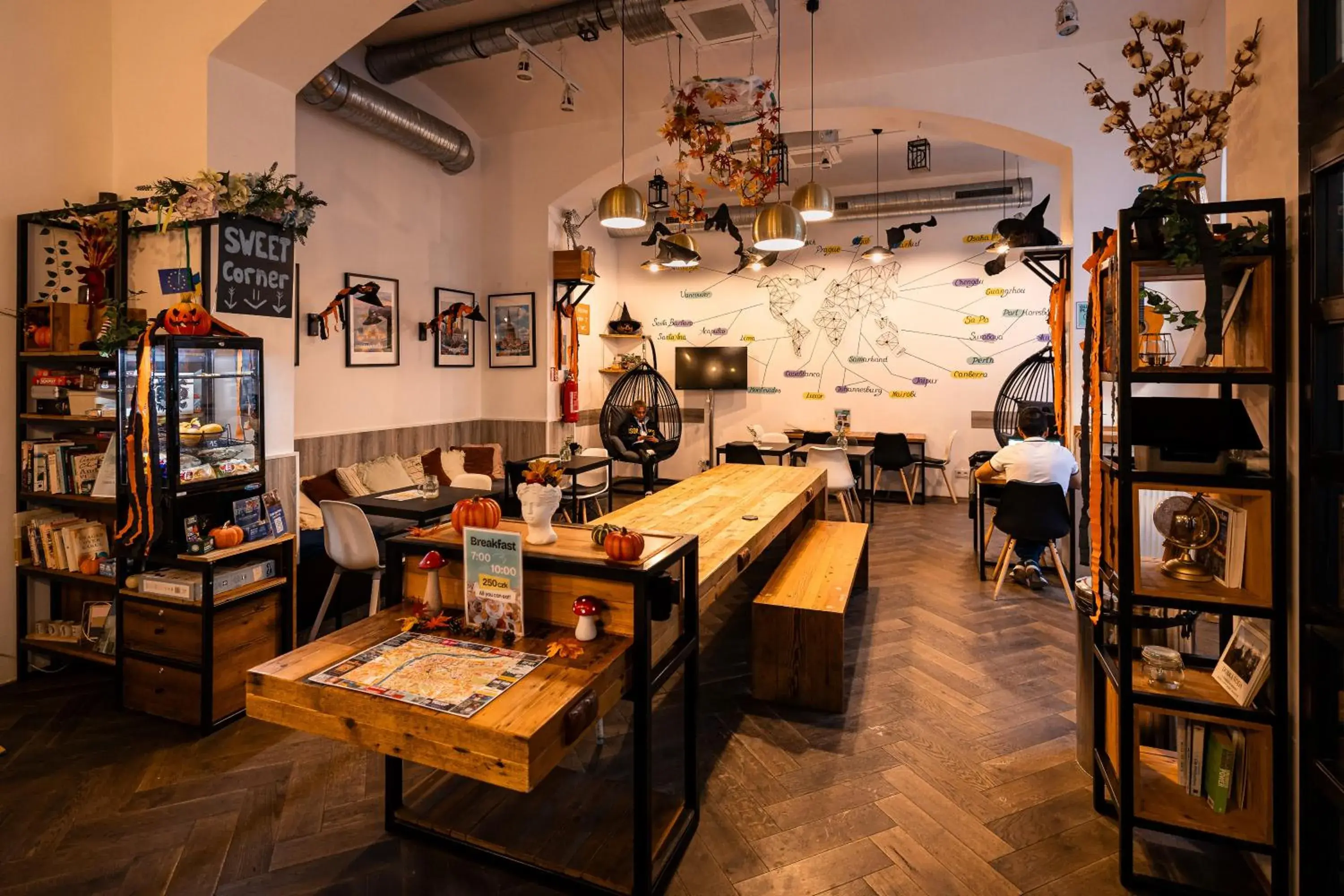 Lobby or reception in Prague Dream Hostel Lobby or reception in Prague Dream Hostel