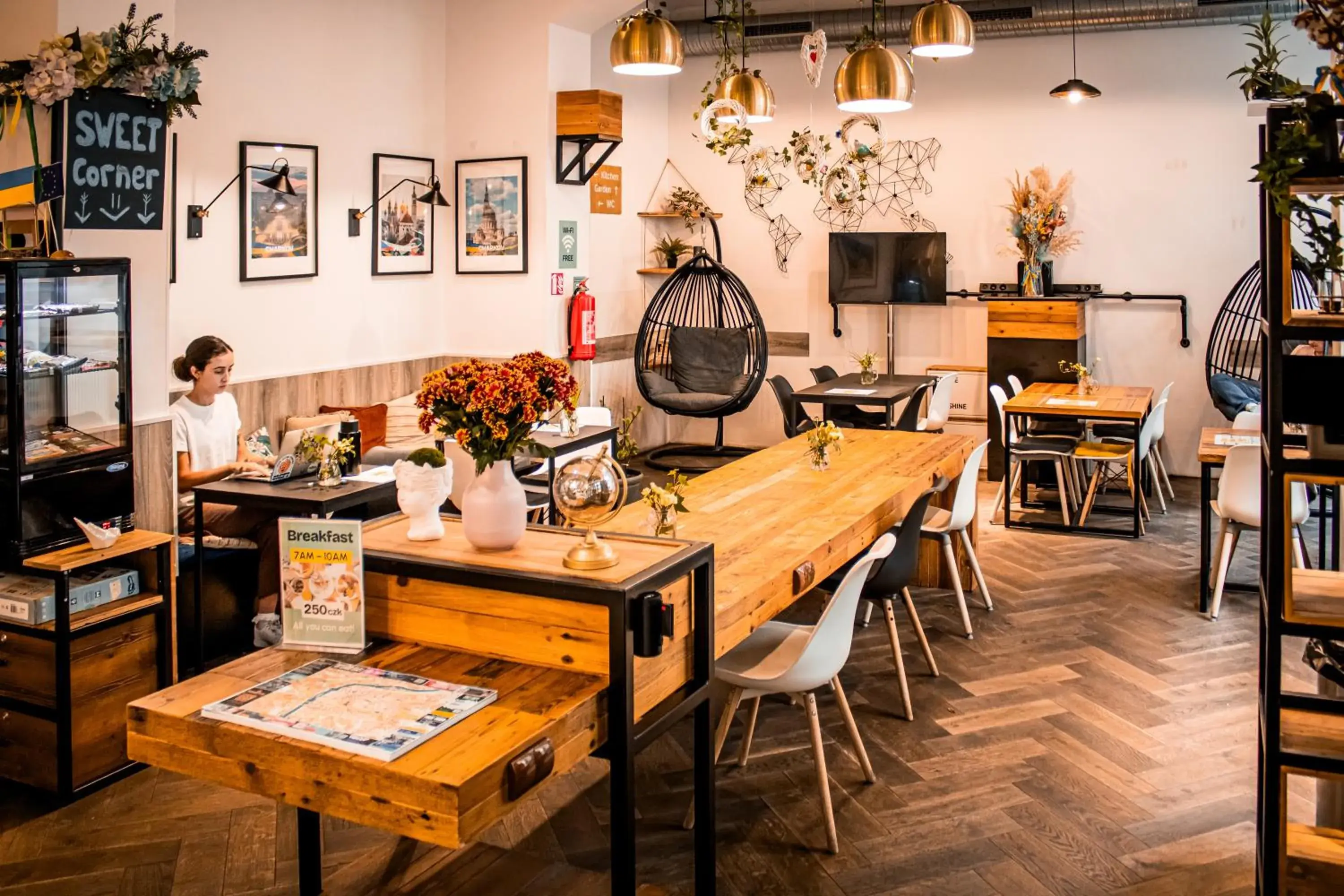 Lobby or reception in Prague Dream Hostel Lobby or reception in Prague Dream Hostel