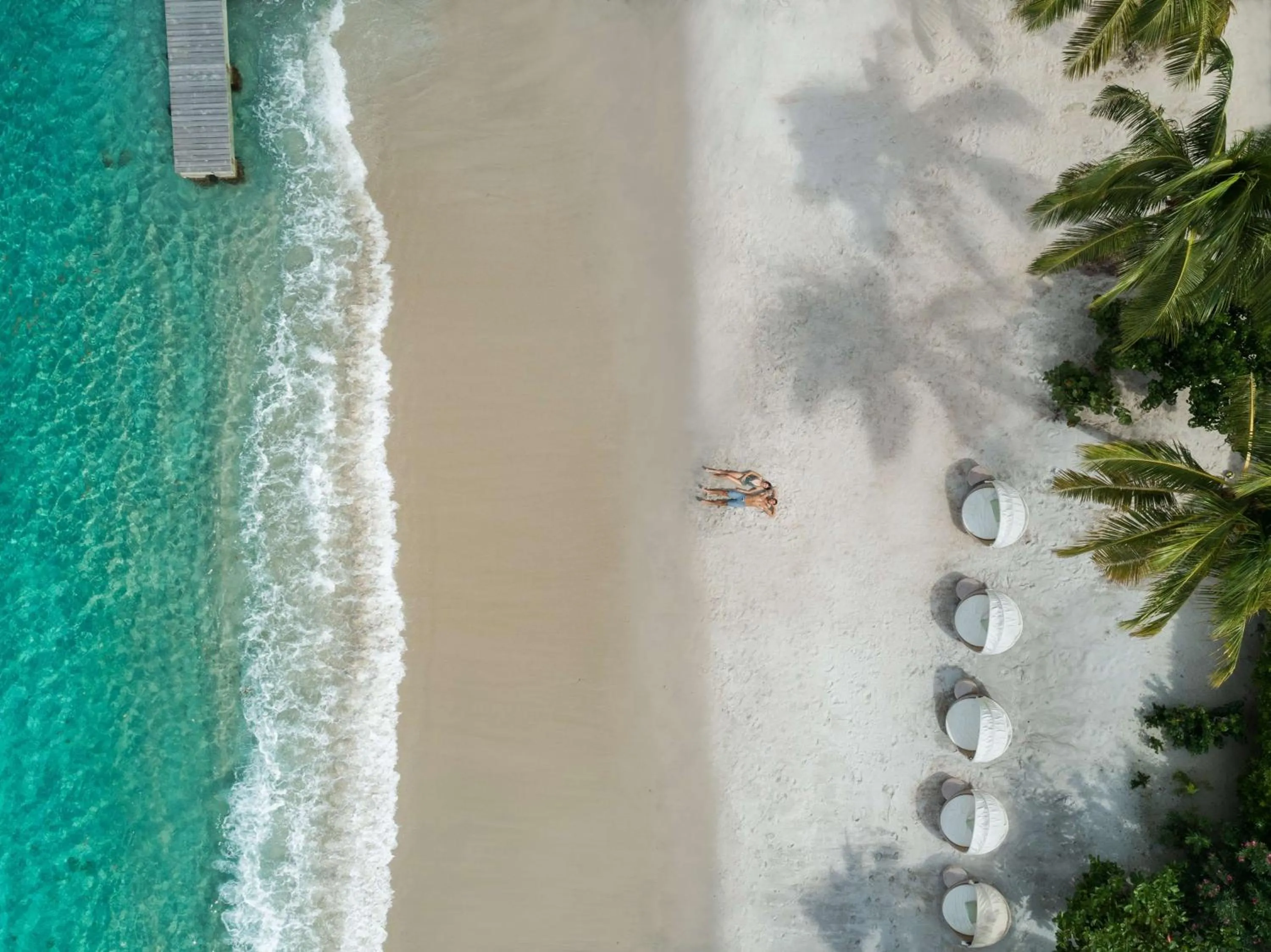 Bird's eye view in Sugar Beach, A Viceroy Resort