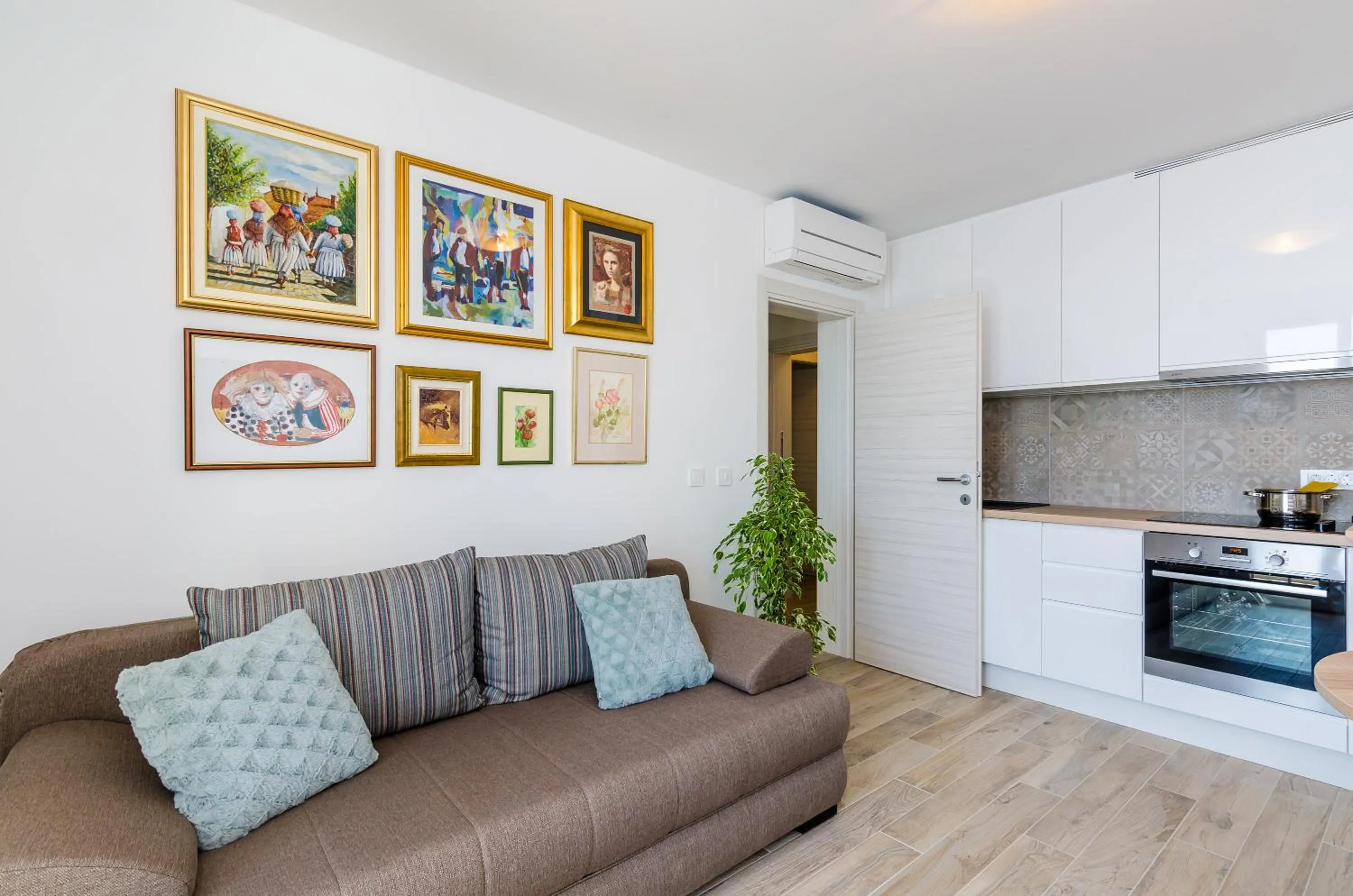 Seating area in Apartments Lazarin