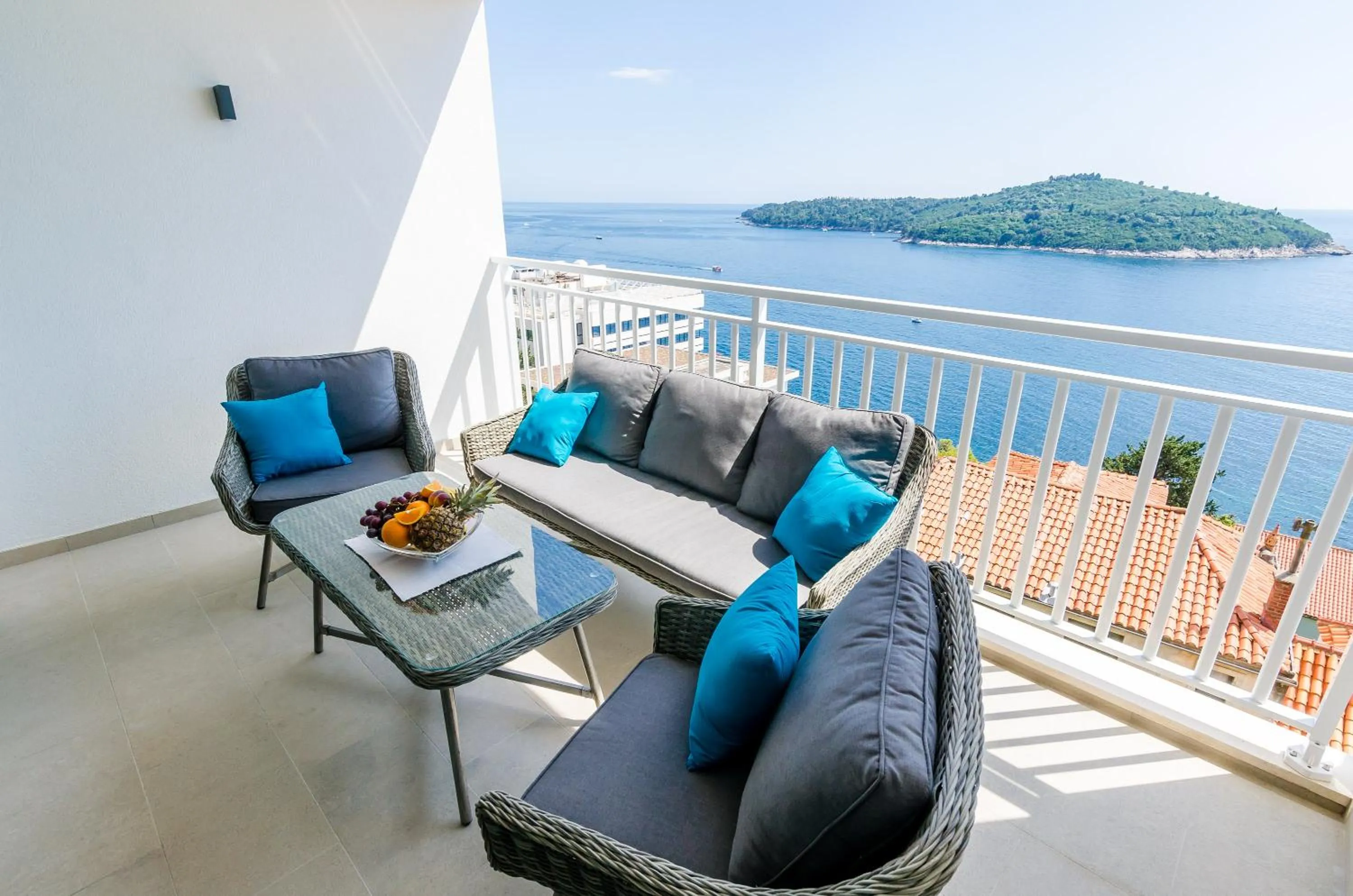 Balcony/Terrace in Apartments Lazarin