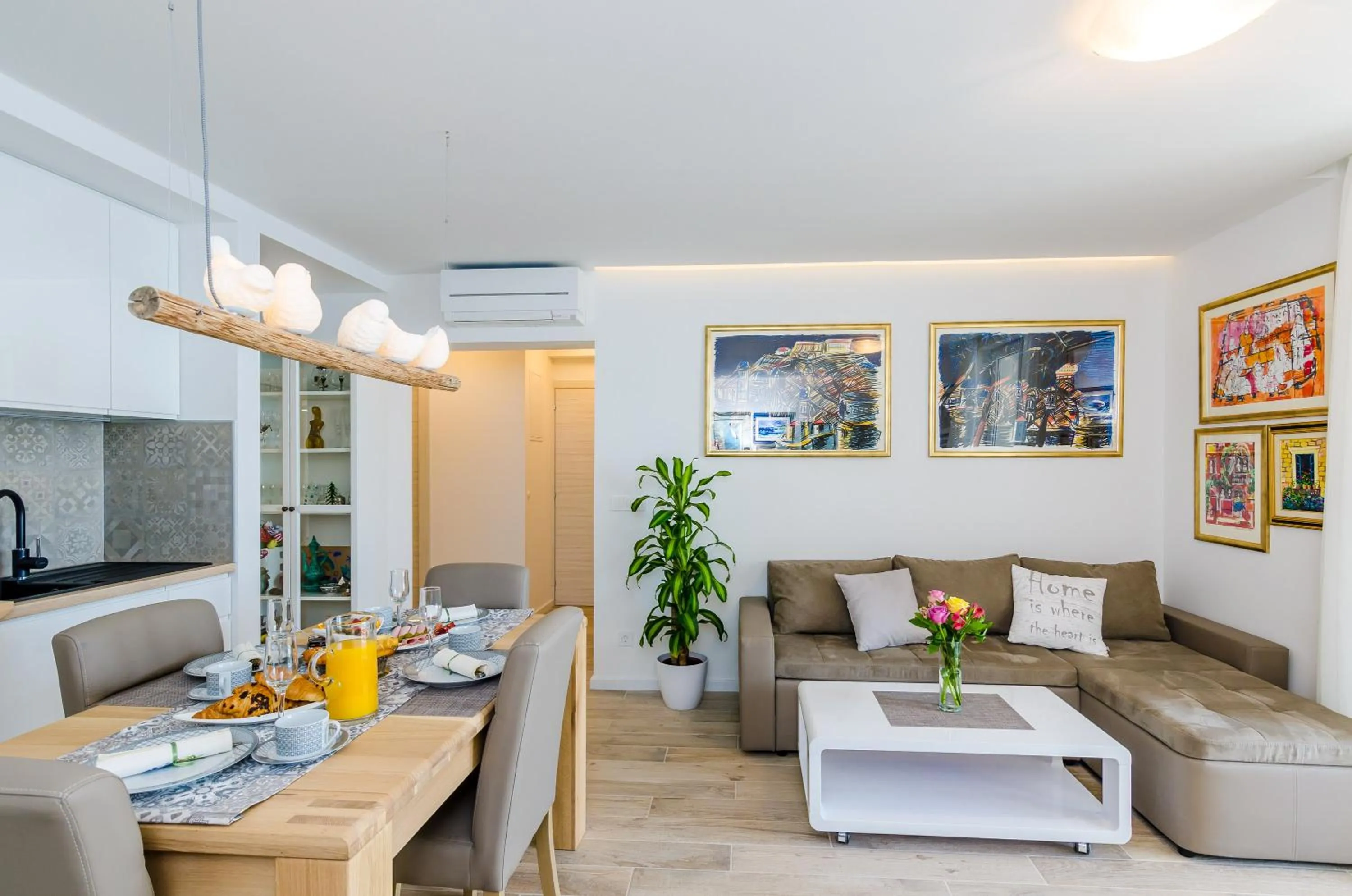 Living room in Apartments Lazarin