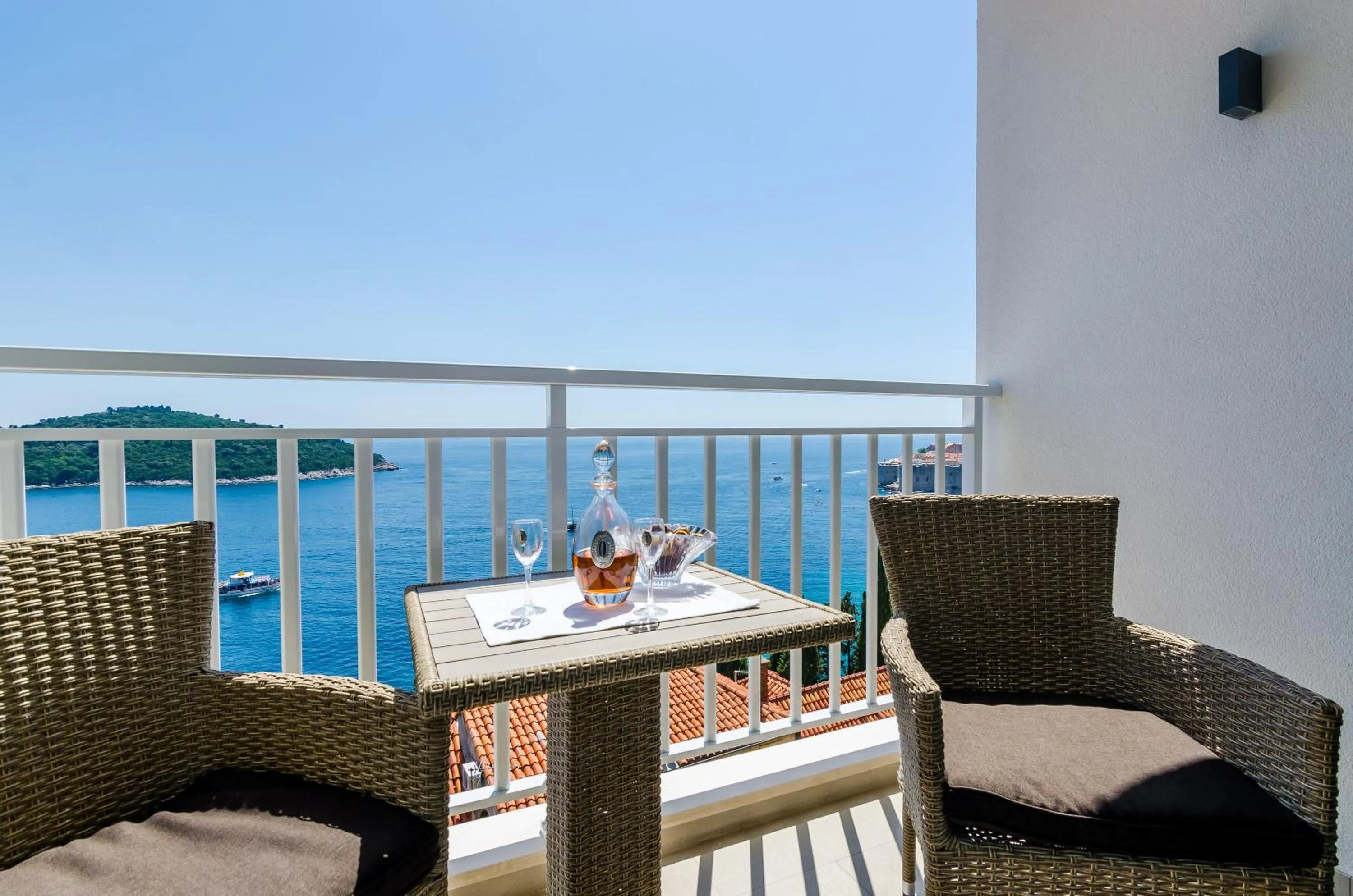 Balcony/Terrace in Apartments Lazarin