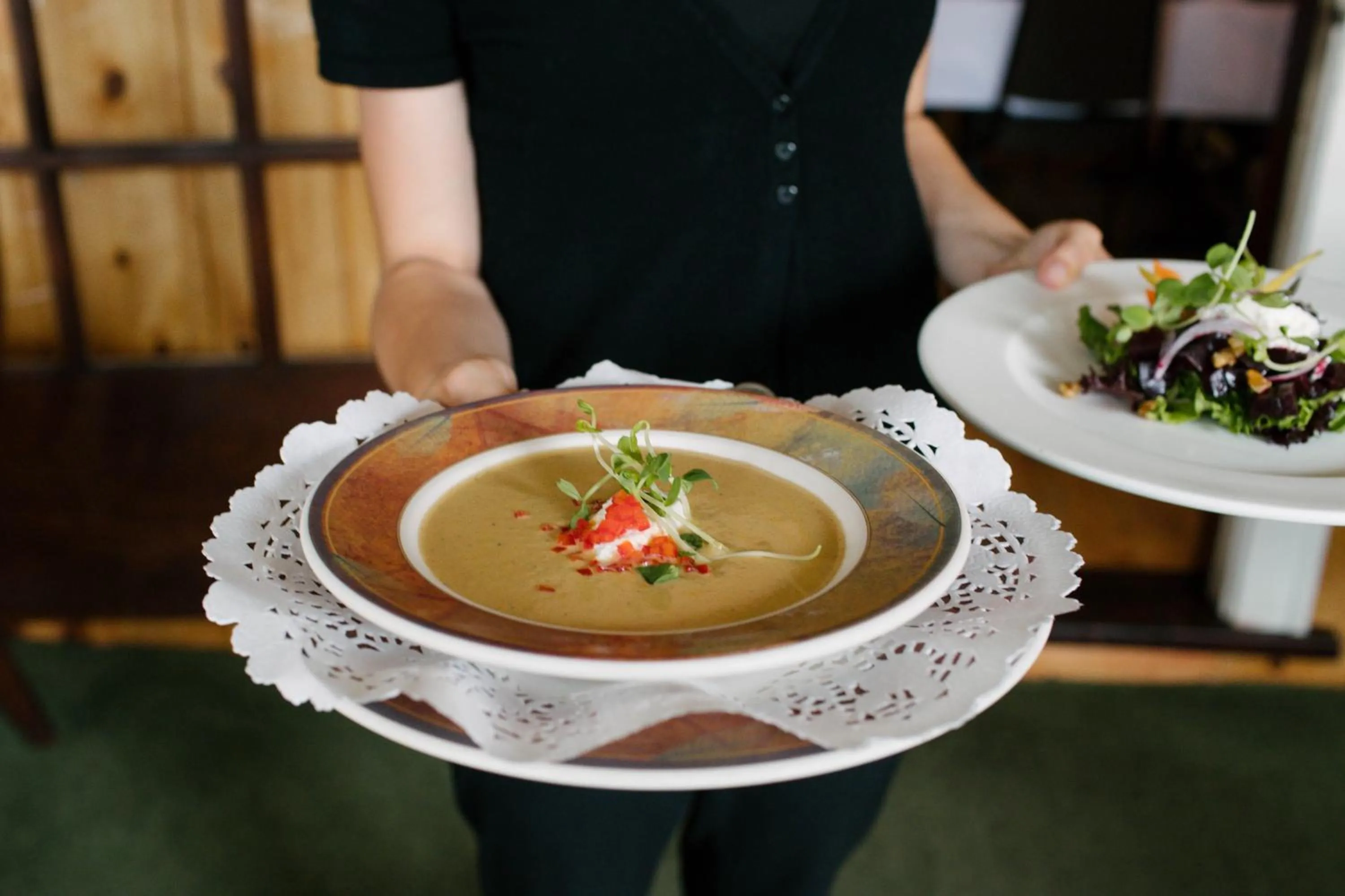Food close-up in Heather Lodge