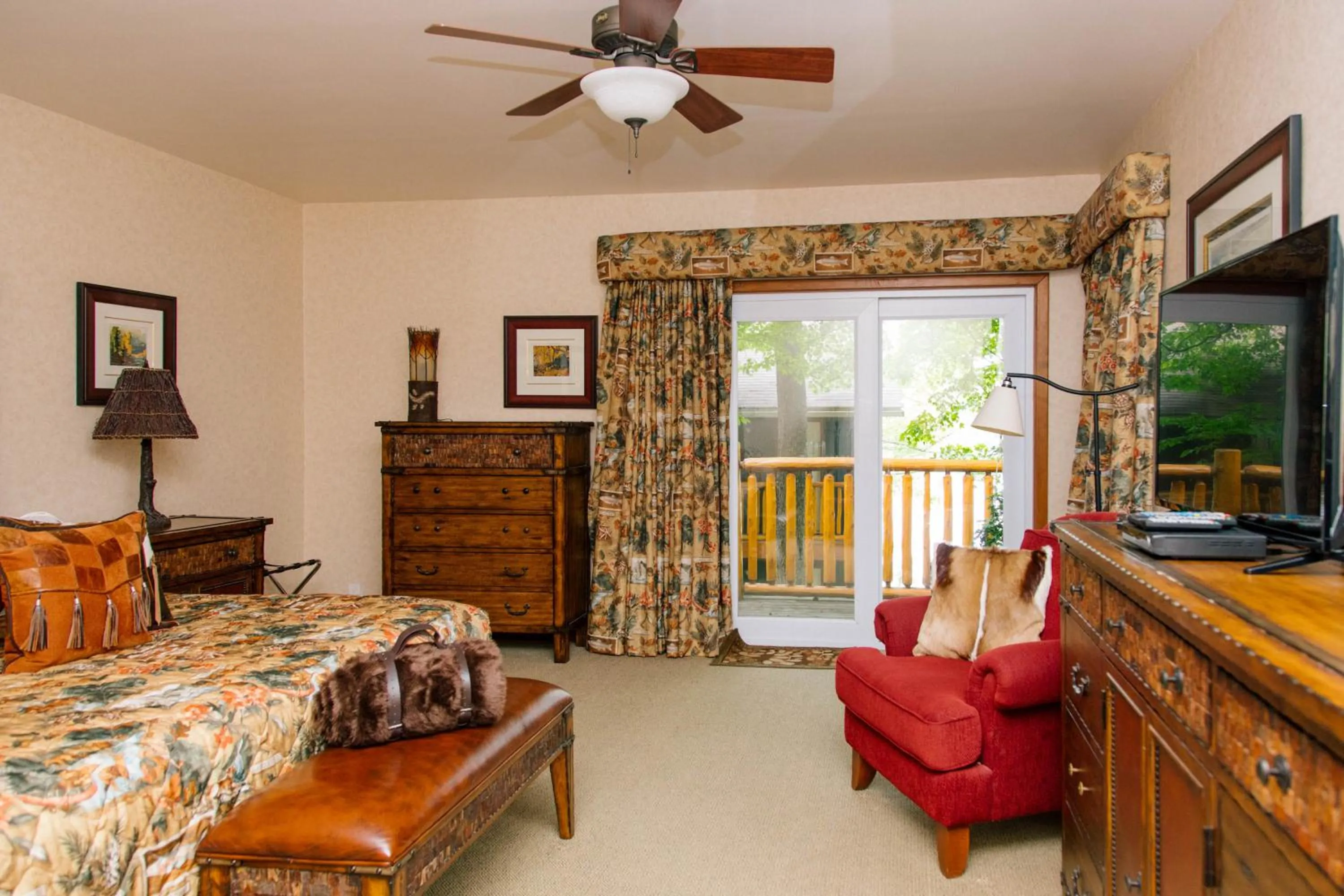 Bed in Heather Lodge