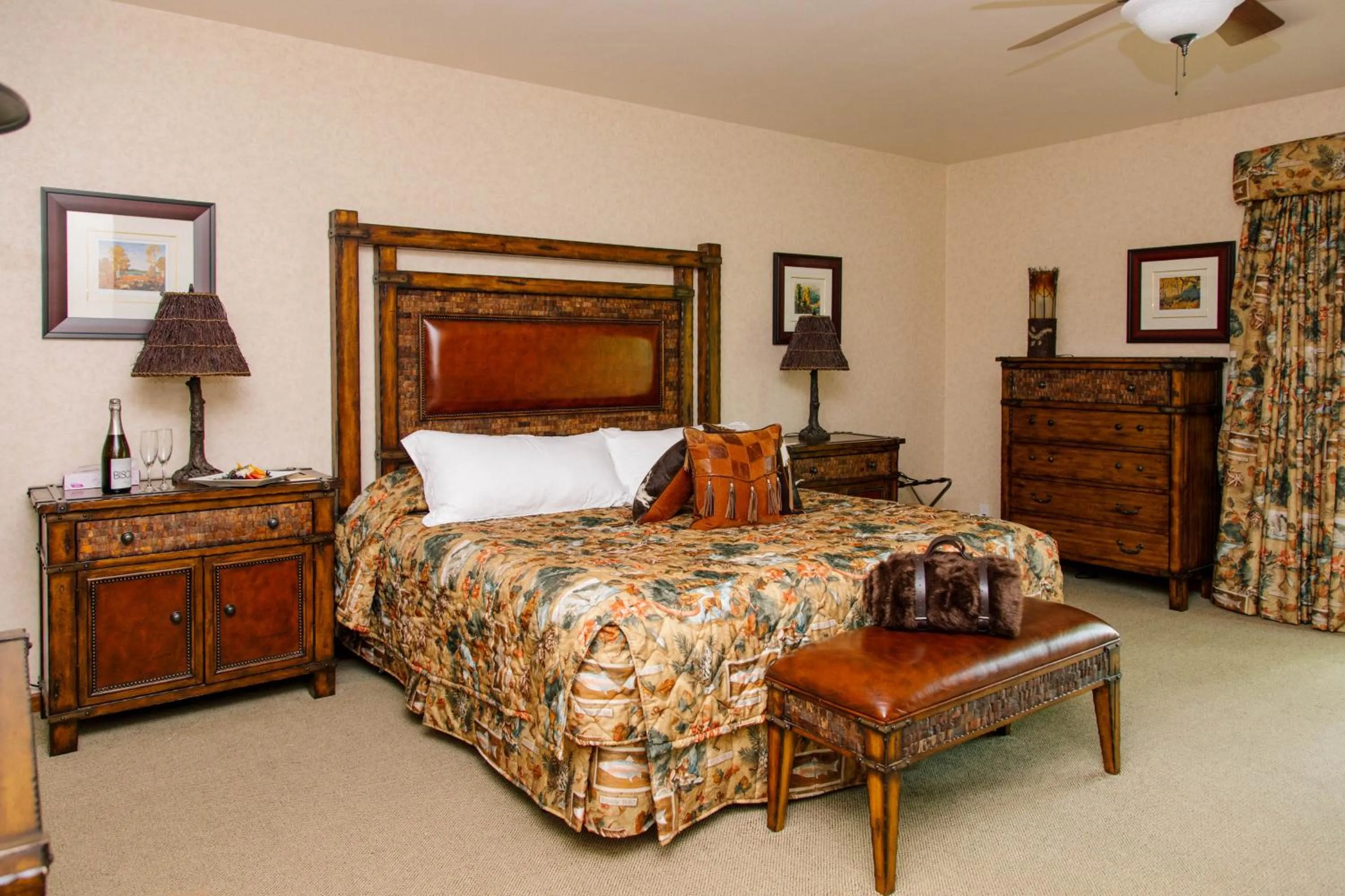 Bed in Heather Lodge