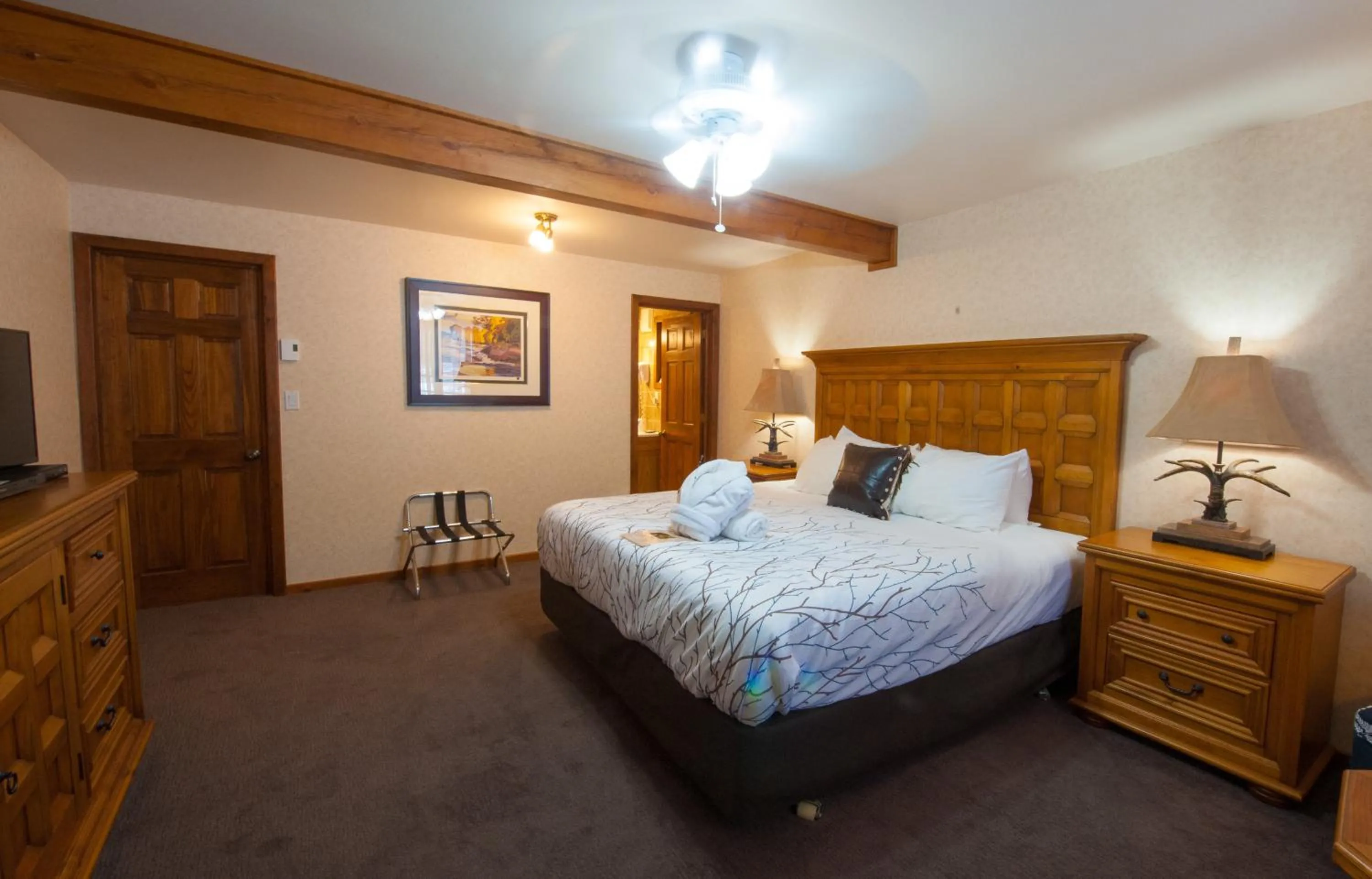 Bed in Heather Lodge