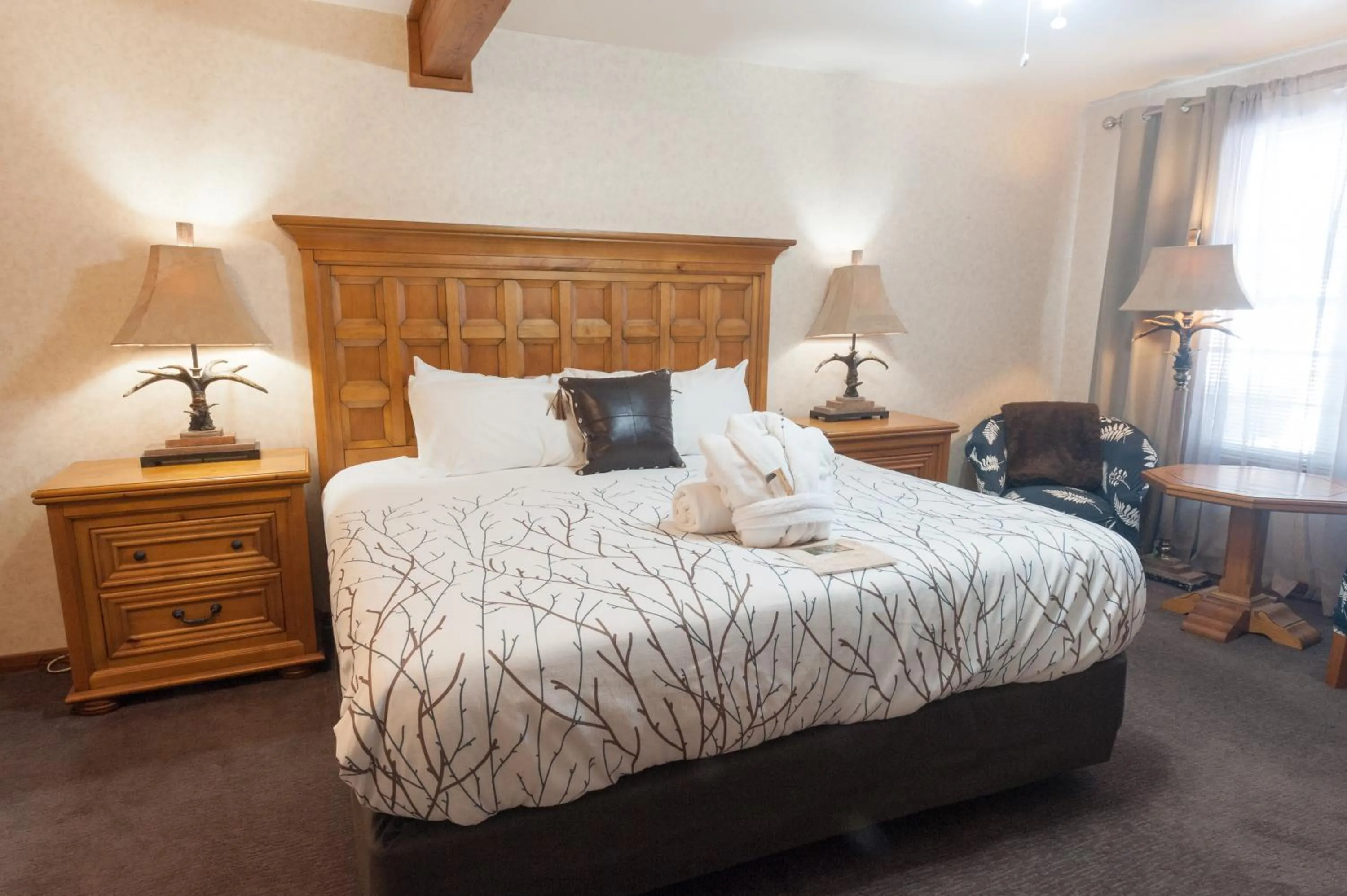 Bed in Heather Lodge
