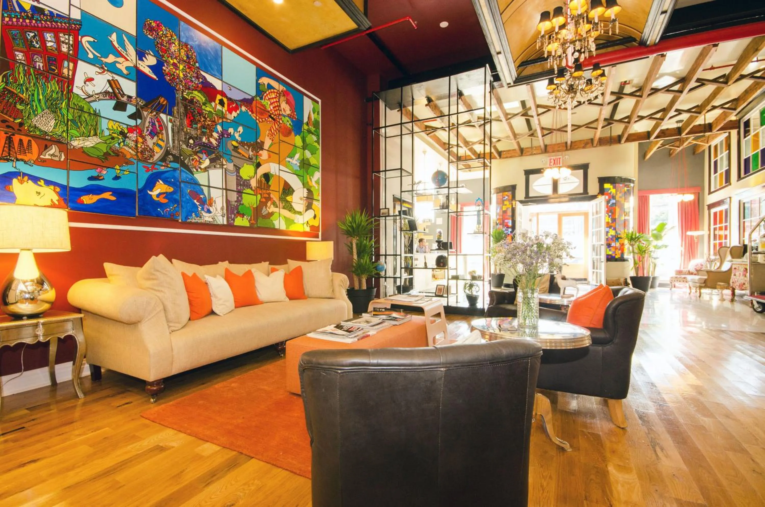 Lobby or reception in The Box House Hotel