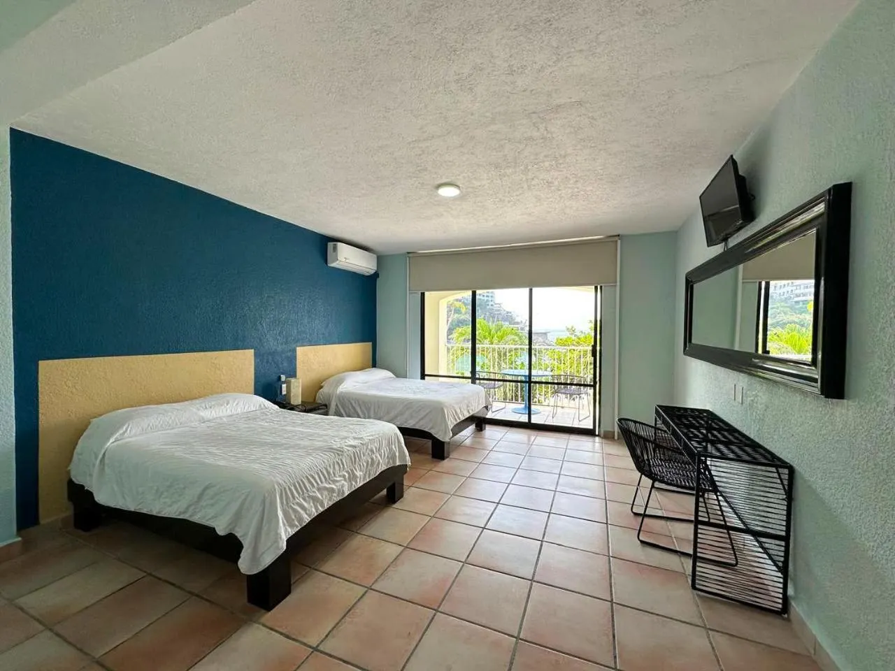 TV and multimedia, Bed in Acamar Beach Resort