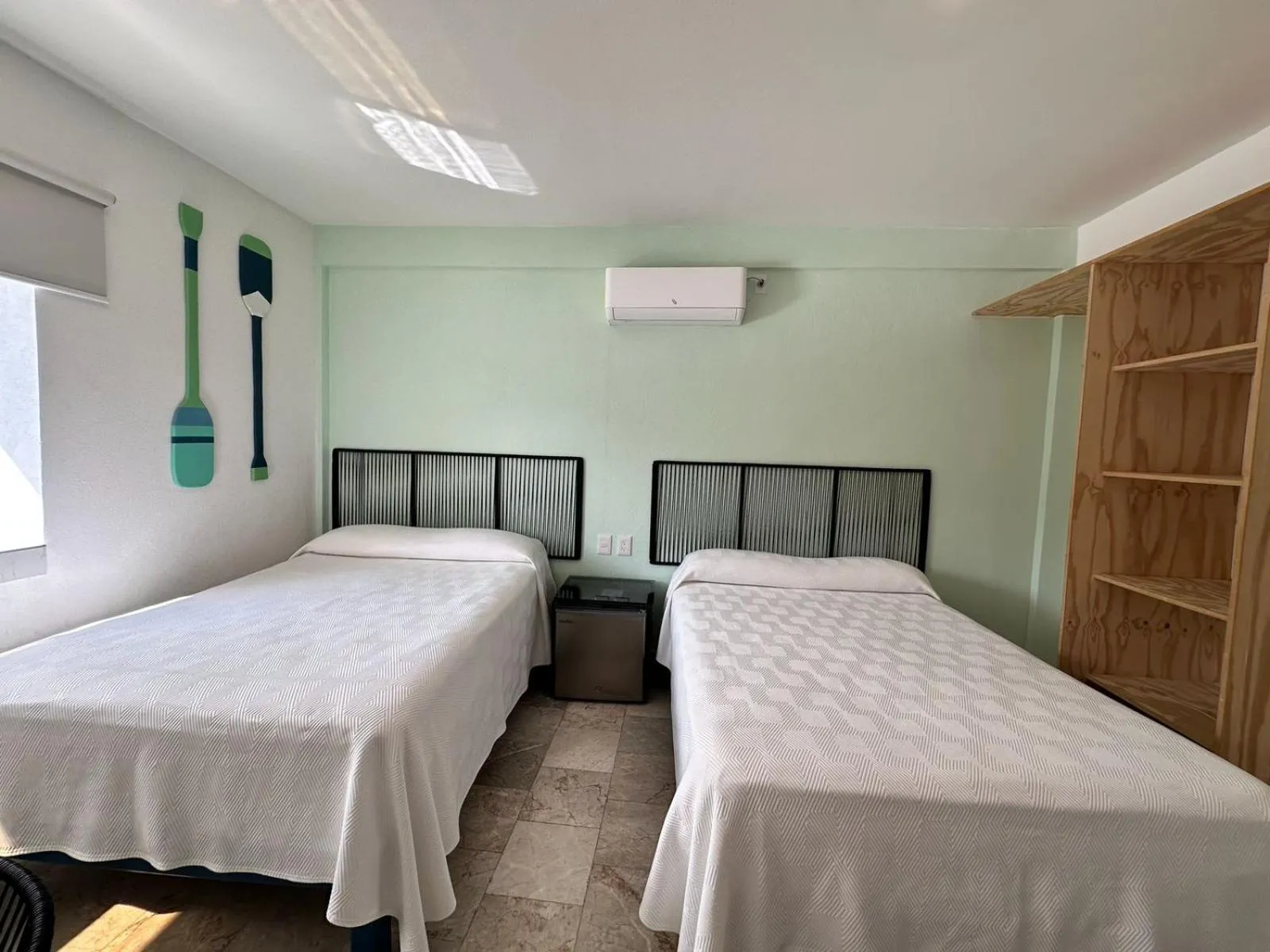 Bed in Acamar Beach Resort