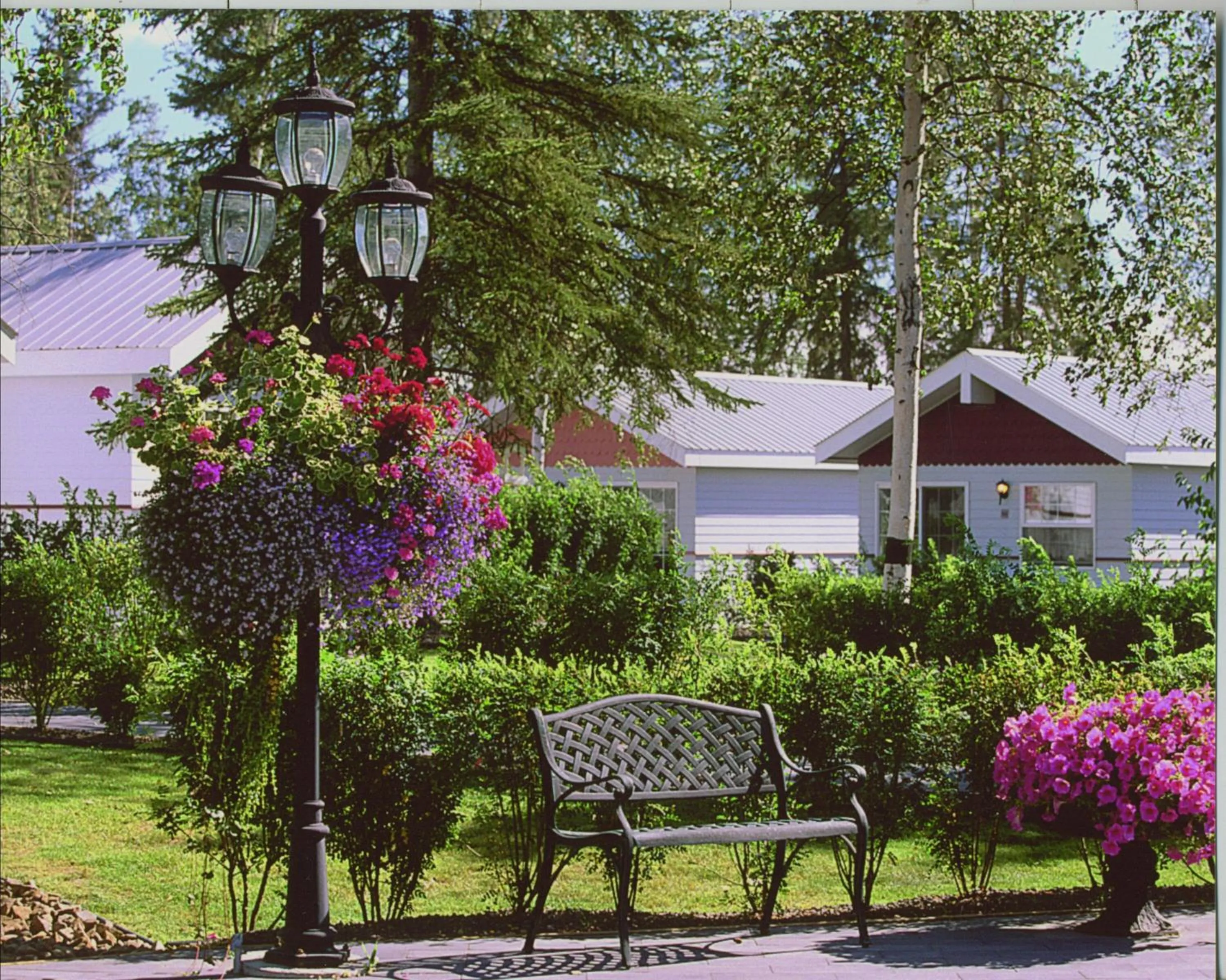 Garden in River's Edge Resort