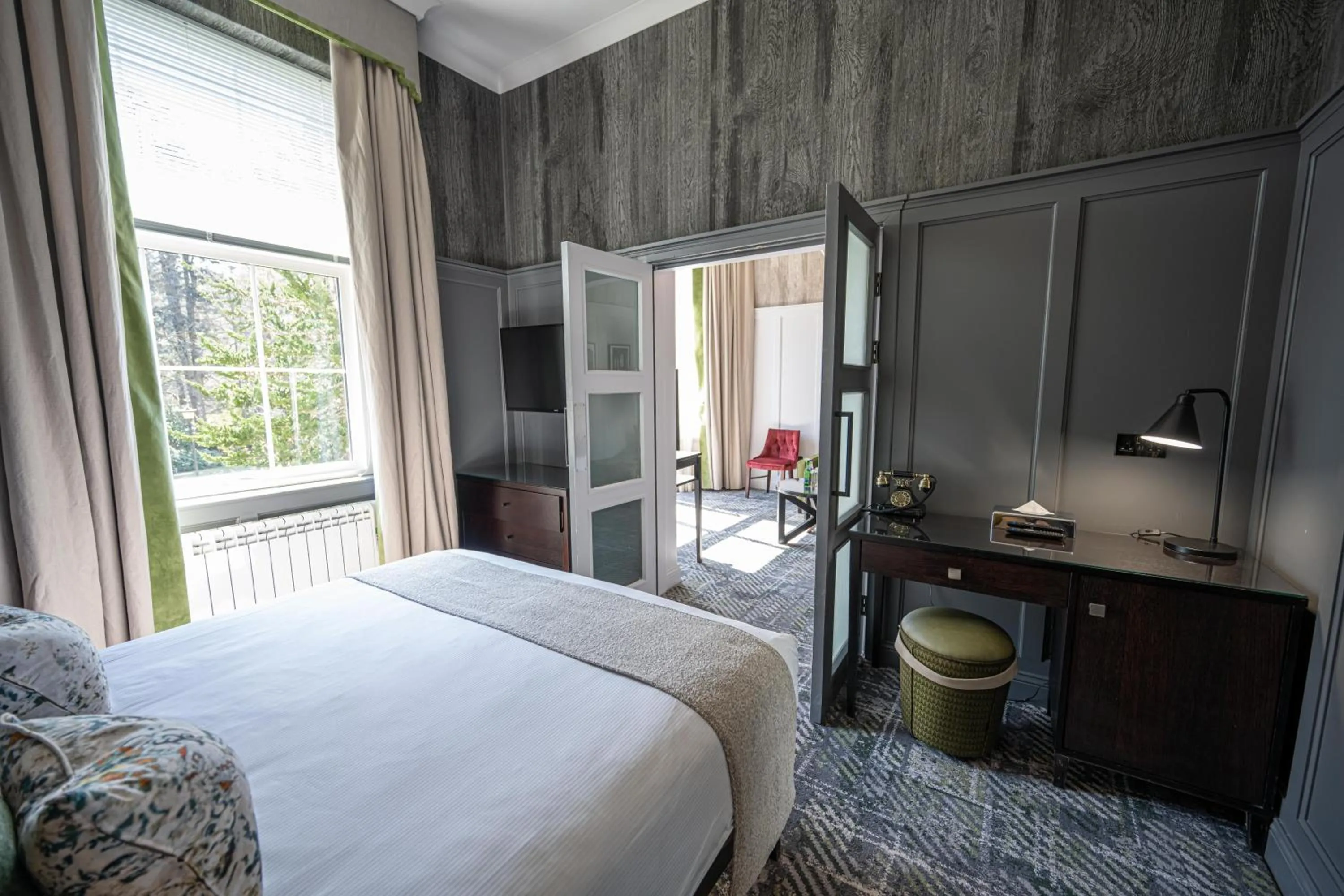 Bed in Dunkeld House Hotel