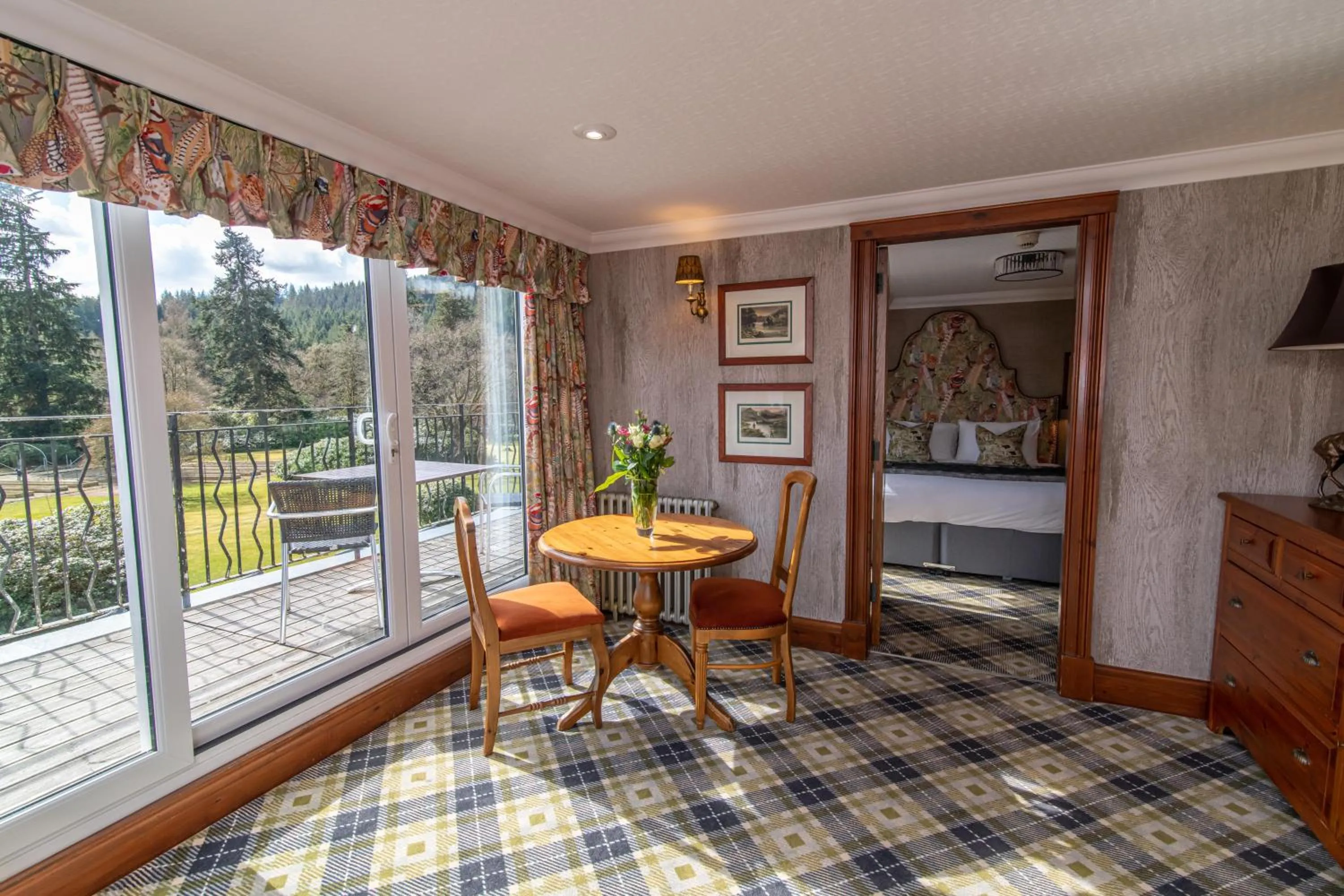 Balcony/Terrace in Dunkeld House Hotel
